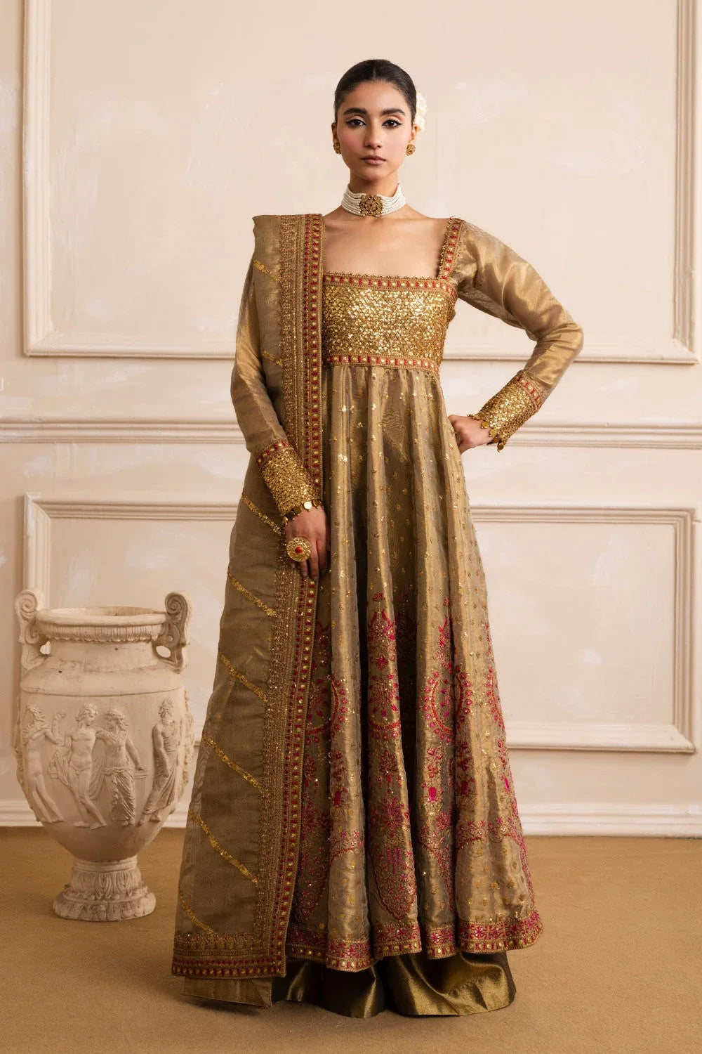 Maryum N Maria | Izara Formals | MERNEITH - MW40034 - Rang-e-Khaas
