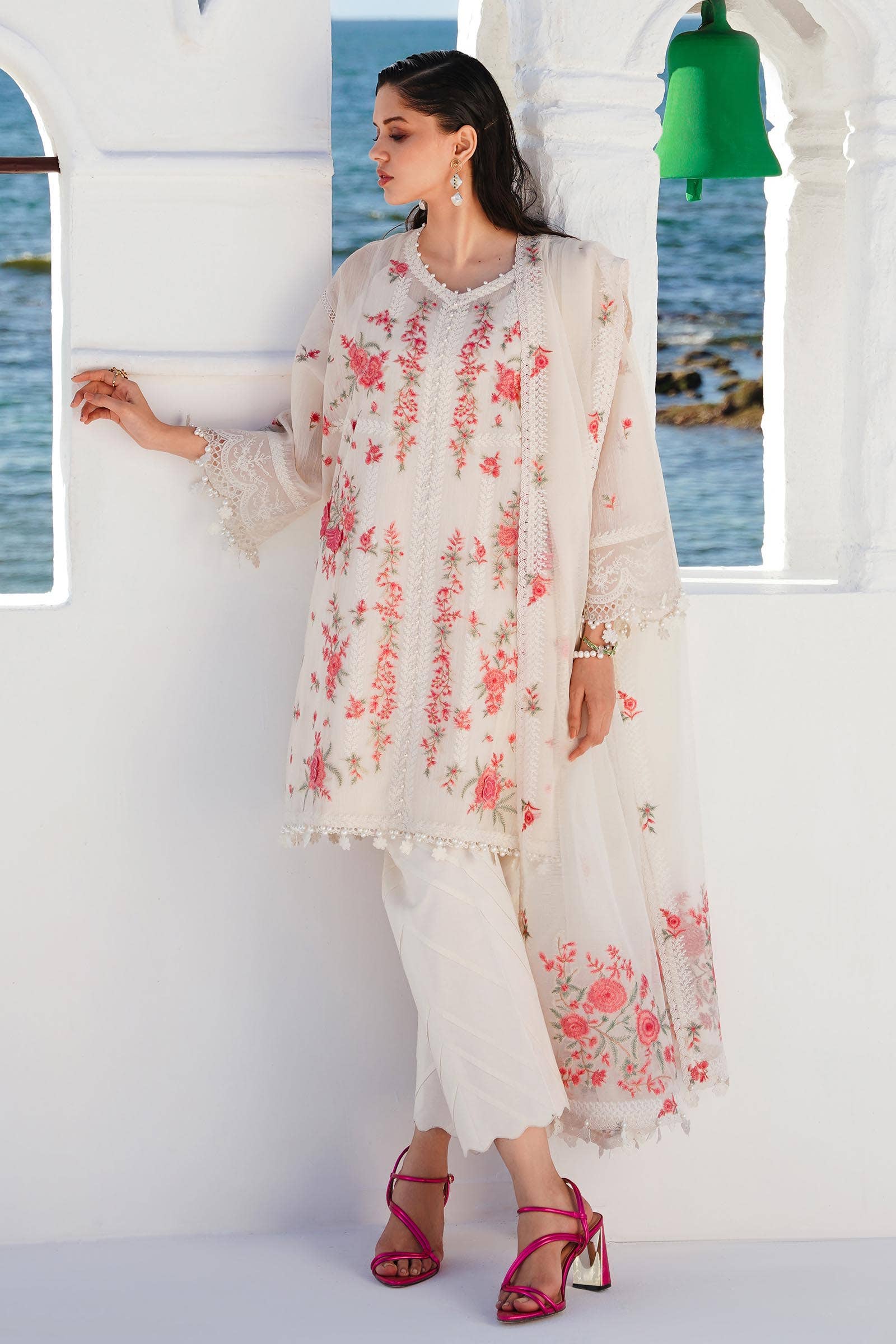 Sana Safinaz | Muzlin Spring 24 | M241-001A-CX - Rang-e-Khaas
