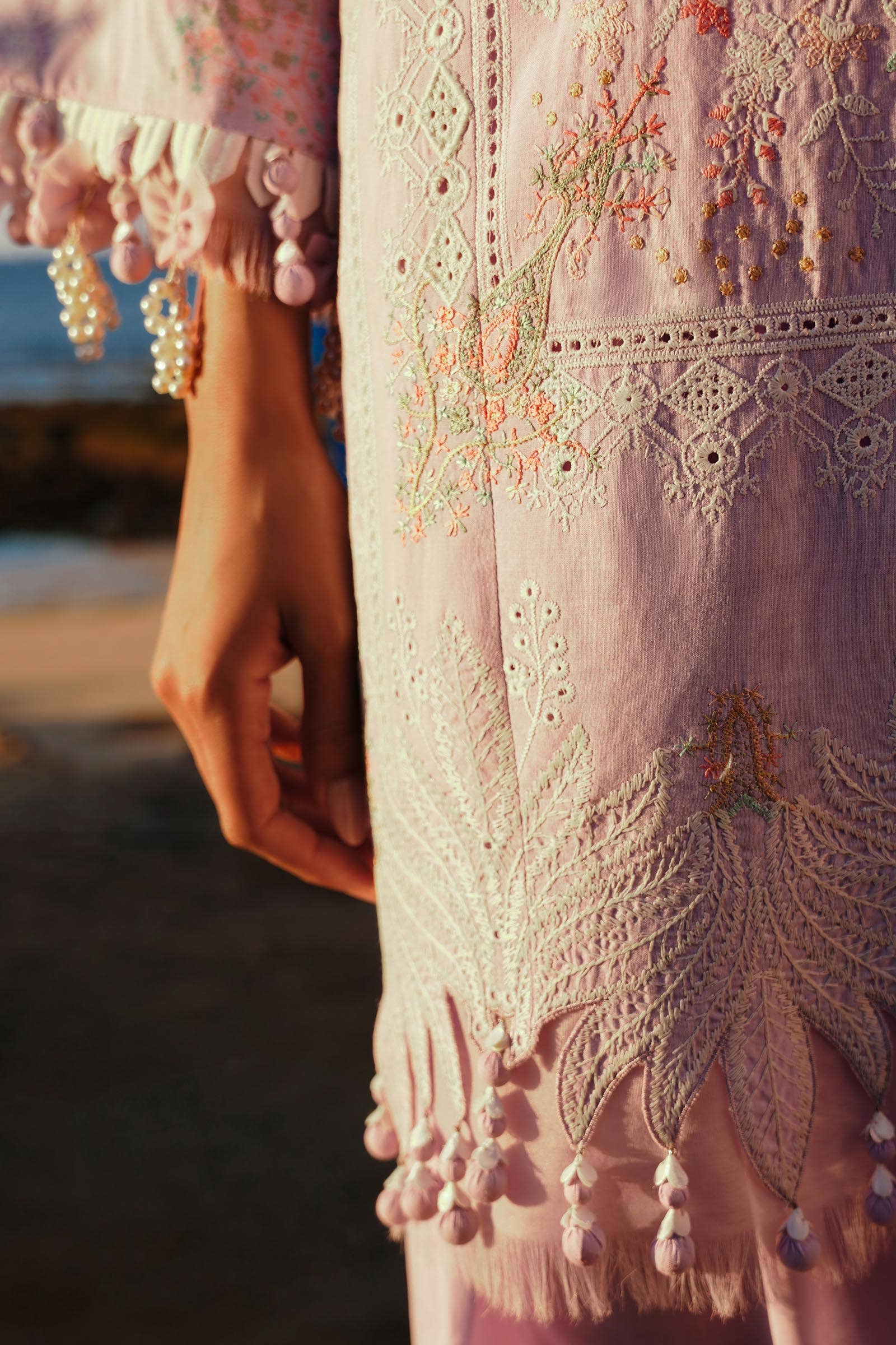 Sana Safinaz | Muzlin Spring 24 | M241-009B-DF - Rang-e-Khaas