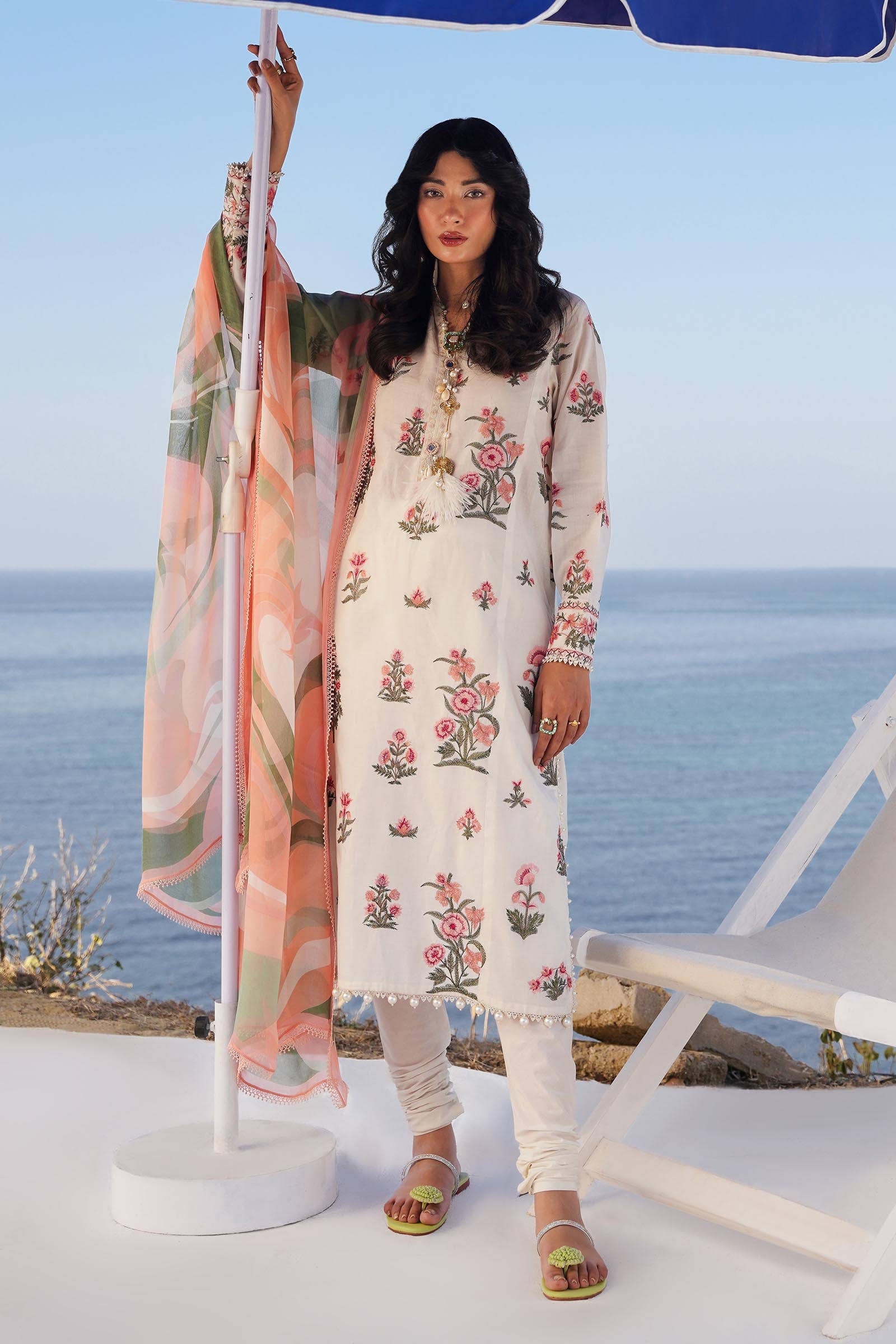 Sana Safinaz | Muzlin Spring 24 | M241-010A-CJ - Rang-e-Khaas