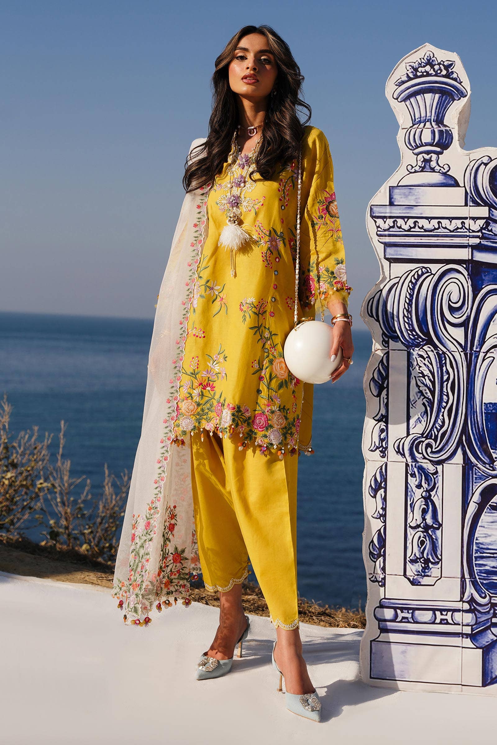 Sana Safinaz | Muzlin Spring 24 | M241-002A-CX - Rang-e-Khaas