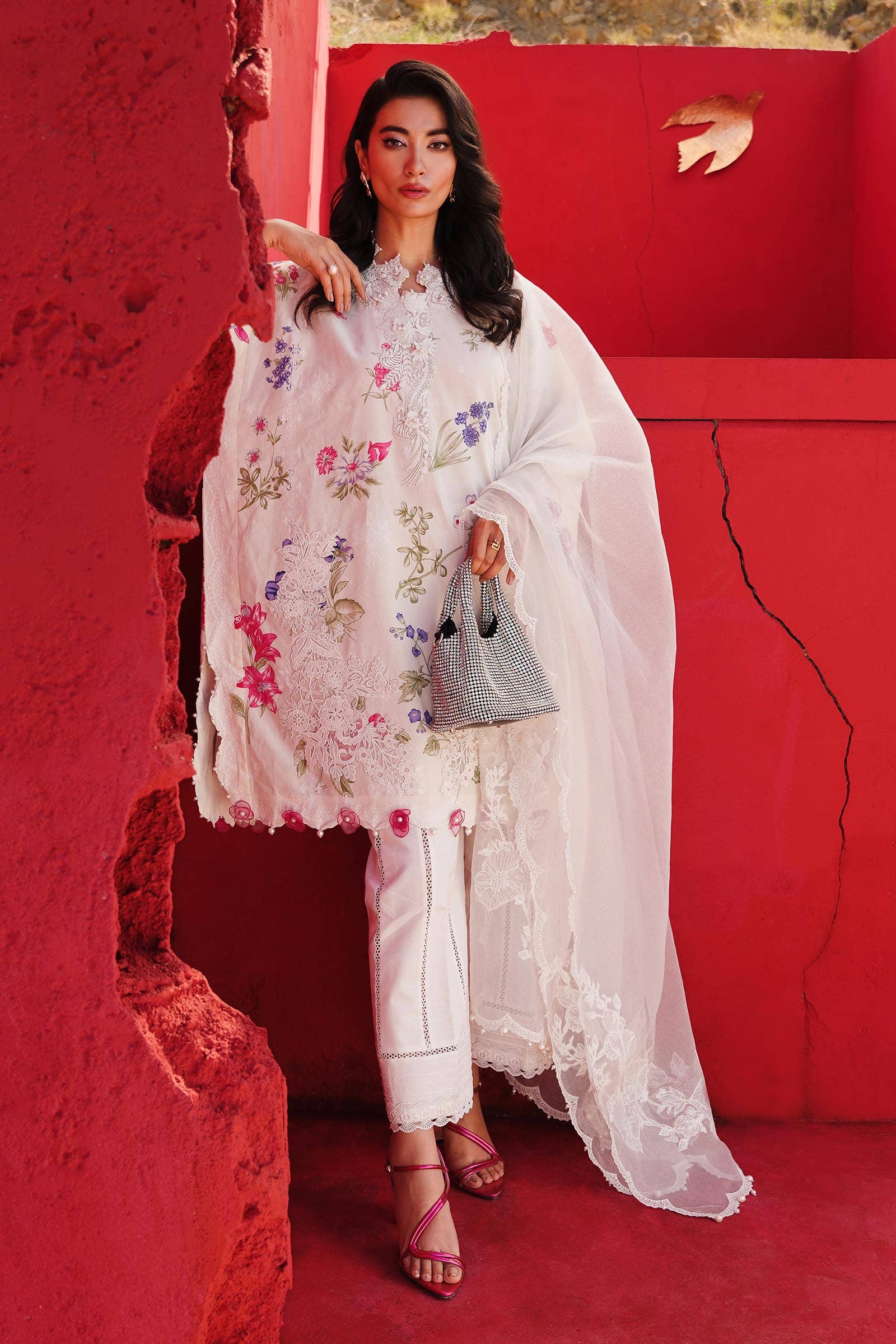 Sana Safinaz | Muzlin Spring 24 | M241-011A-CW - Rang-e-Khaas