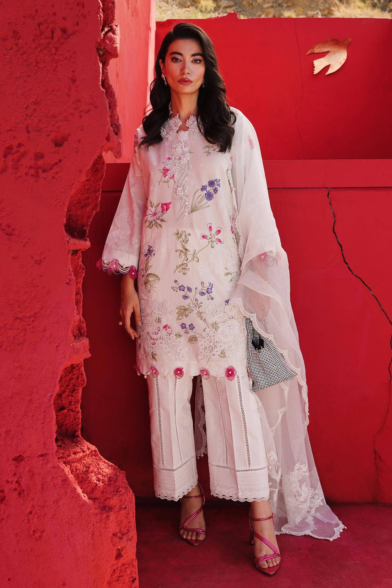 Sana Safinaz | Muzlin Spring 24 | M241-011A-CW - Rang-e-Khaas