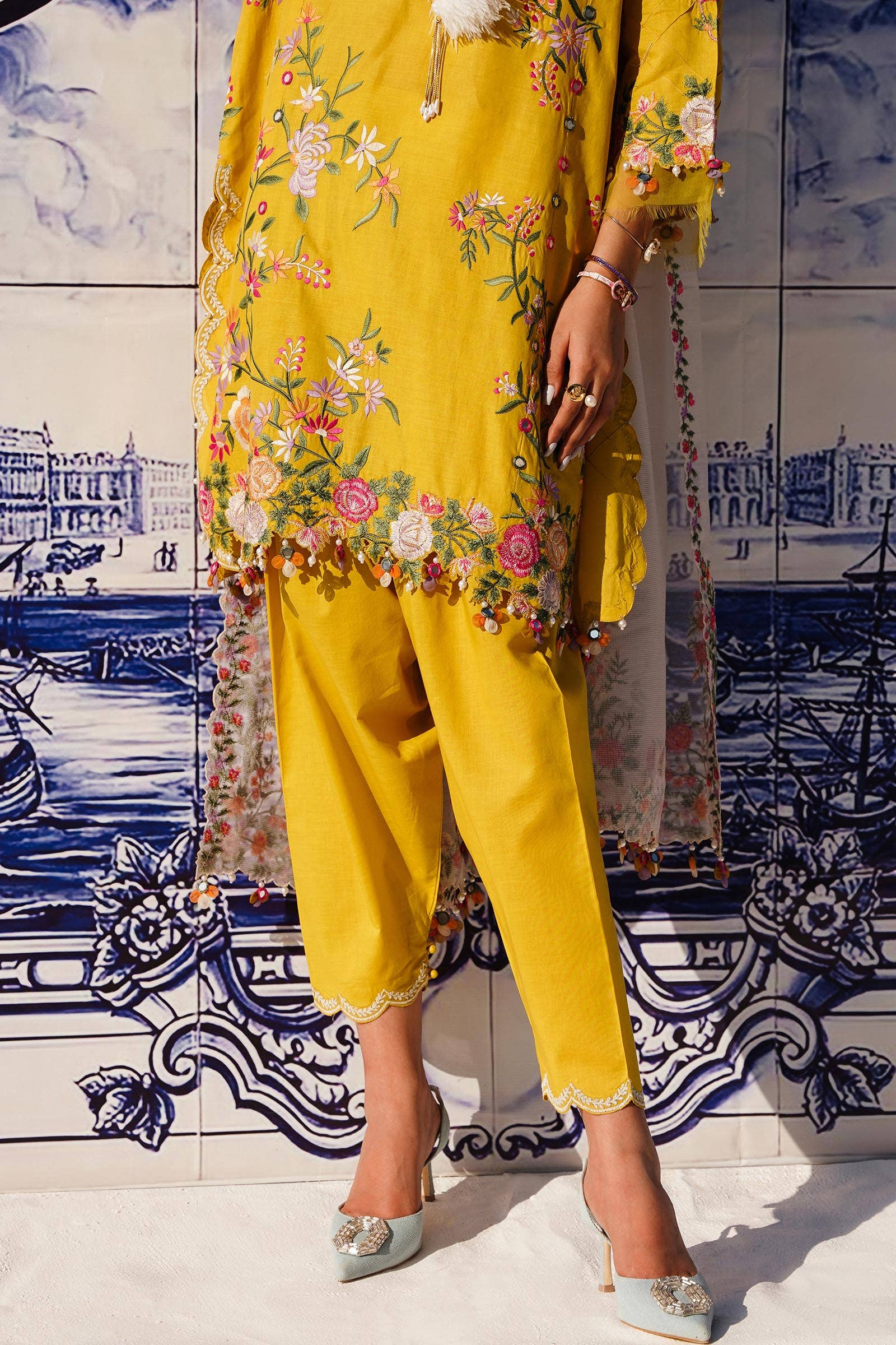 Sana Safinaz | Muzlin Spring 24 | M241-002A-CX - Rang-e-Khaas