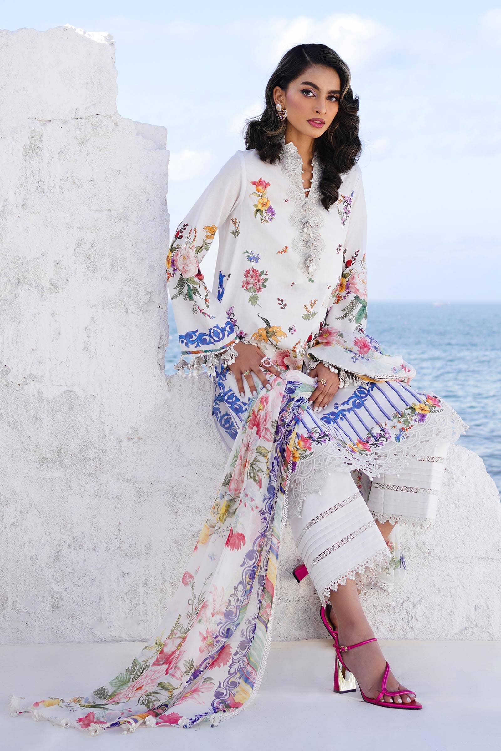 Sana Safinaz | Muzlin Spring 24 | M241-012A-CI - Rang-e-Khaas