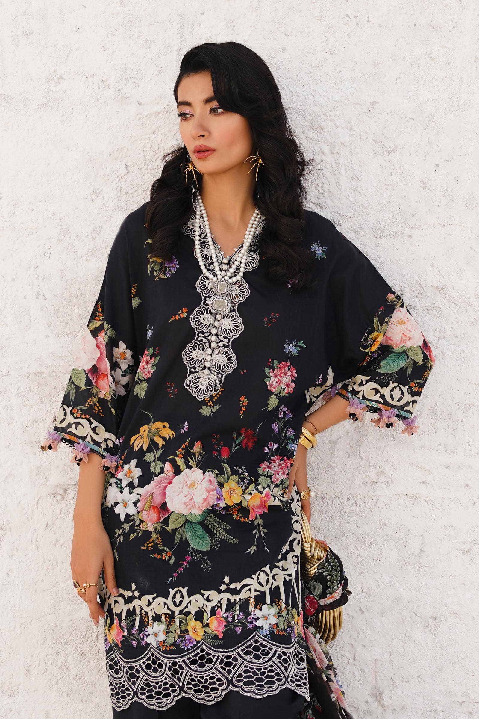 Sana Safinaz | Muzlin Spring 24 | M241-012B-CI - Rang-e-Khaas