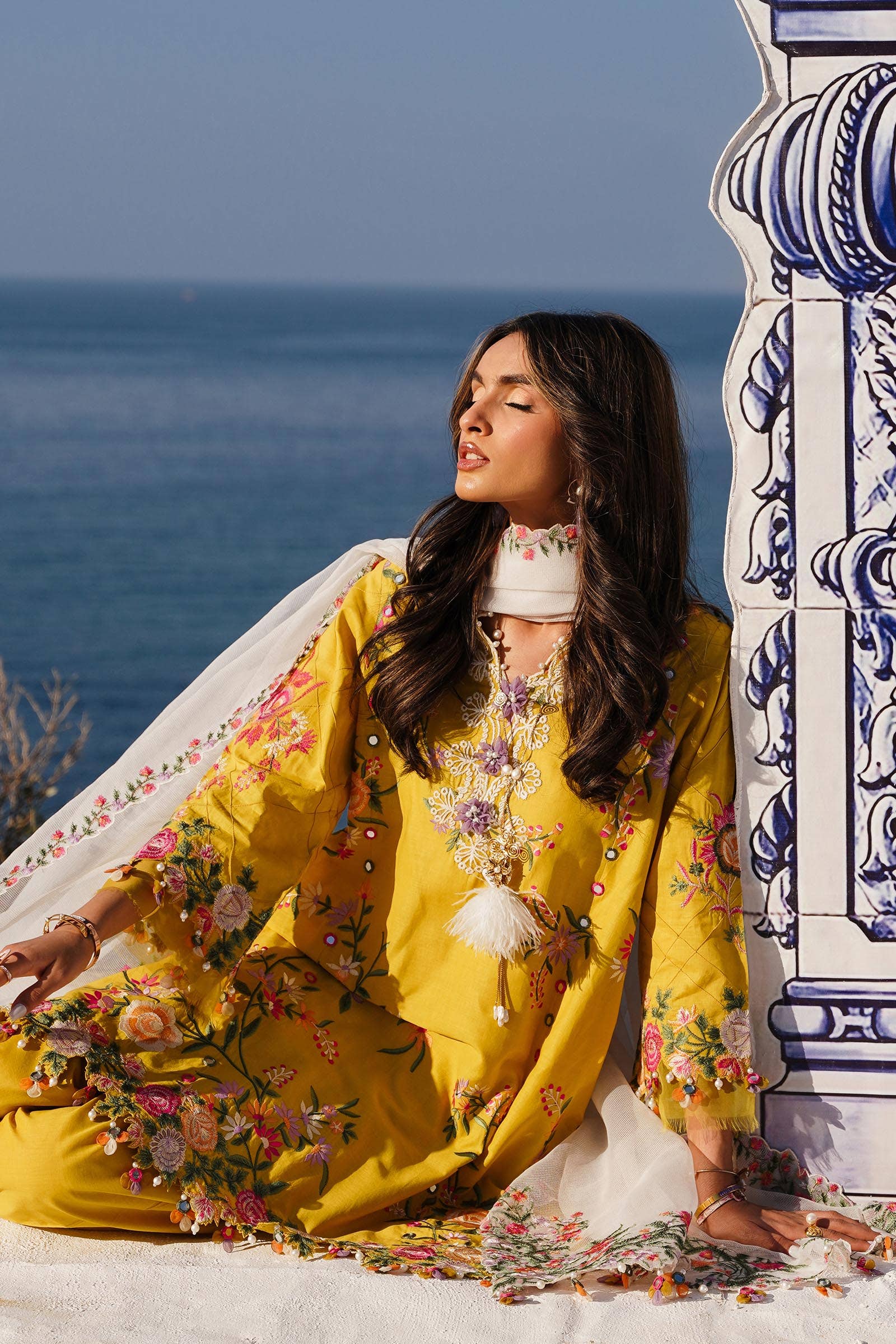 Sana Safinaz | Muzlin Spring 24 | M241-002A-CX - Rang-e-Khaas