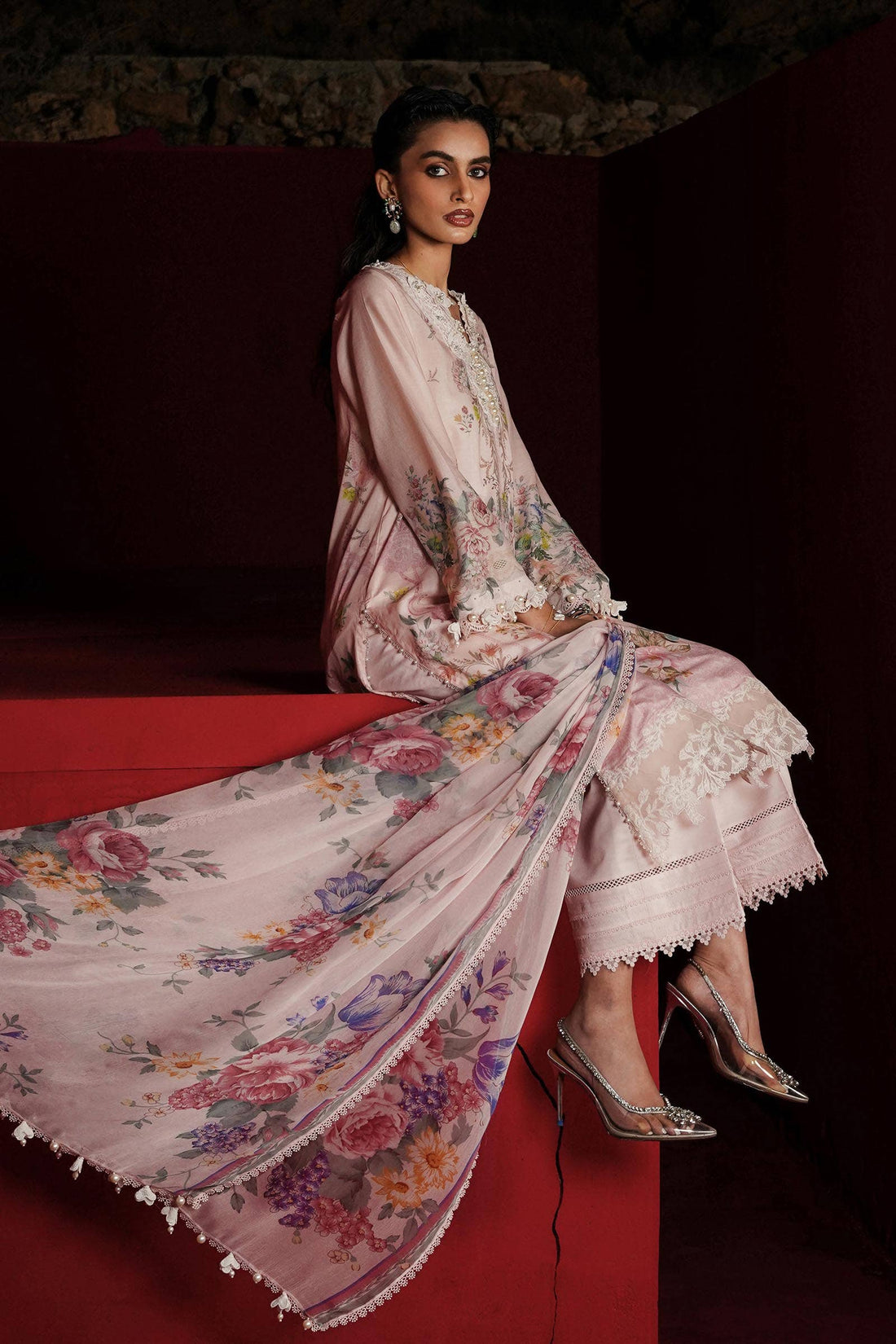 Sana Safinaz | Muzlin Spring 24 | M241-013A-CI - Rang-e-Khaas