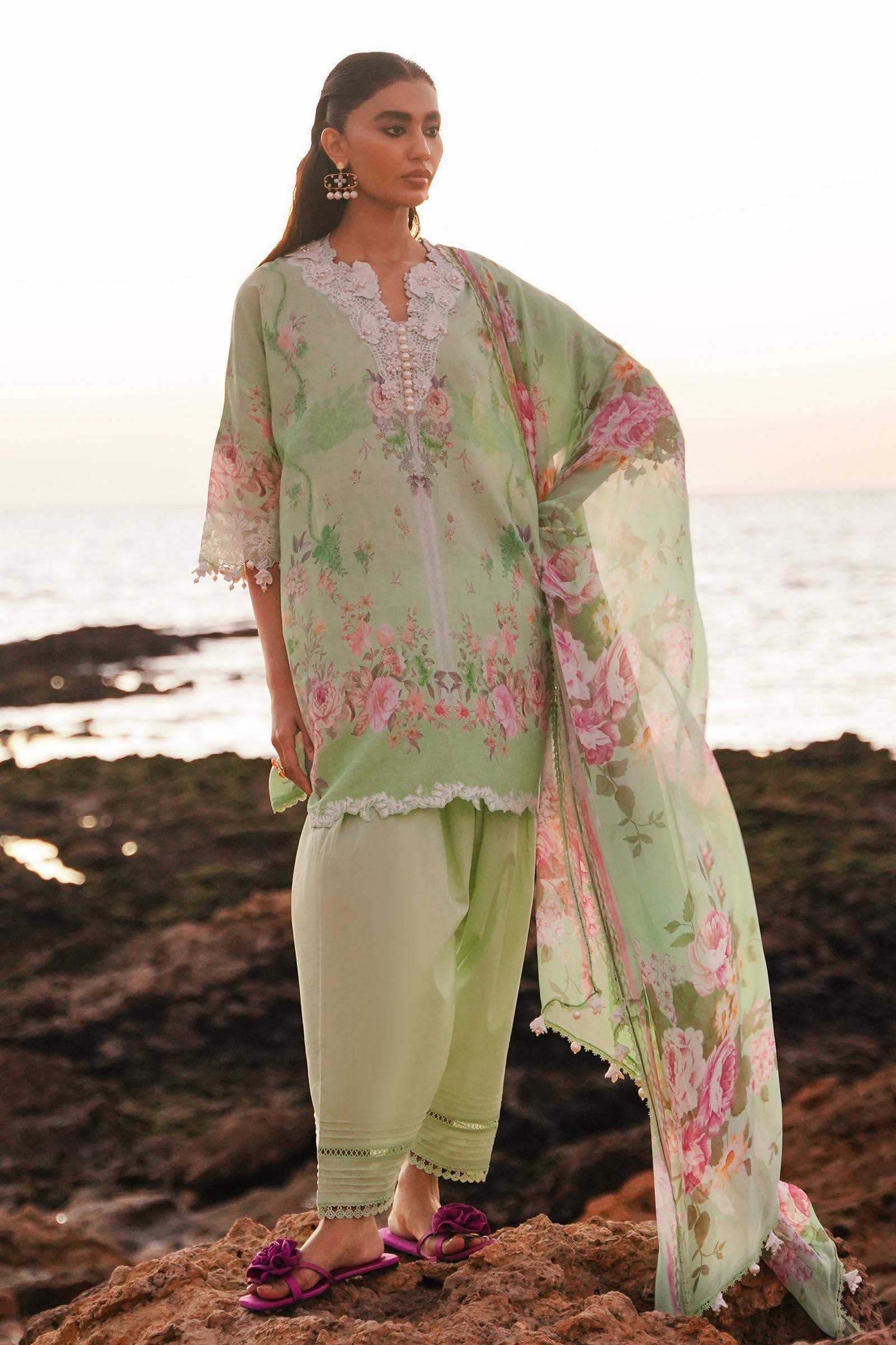 Sana Safinaz | Muzlin Spring 24 | M241-013B-CI - Rang-e-Khaas