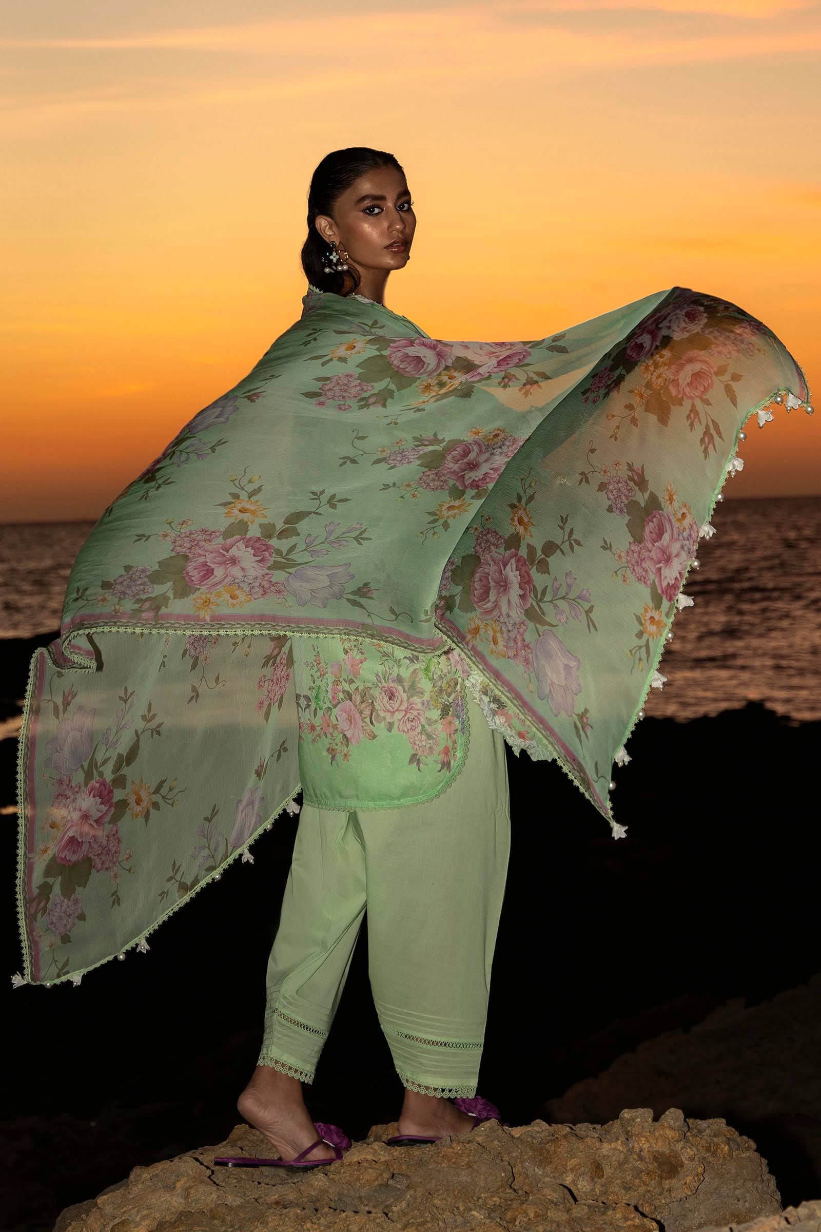 Sana Safinaz | Muzlin Spring 24 | M241-013B-CI - Rang-e-Khaas