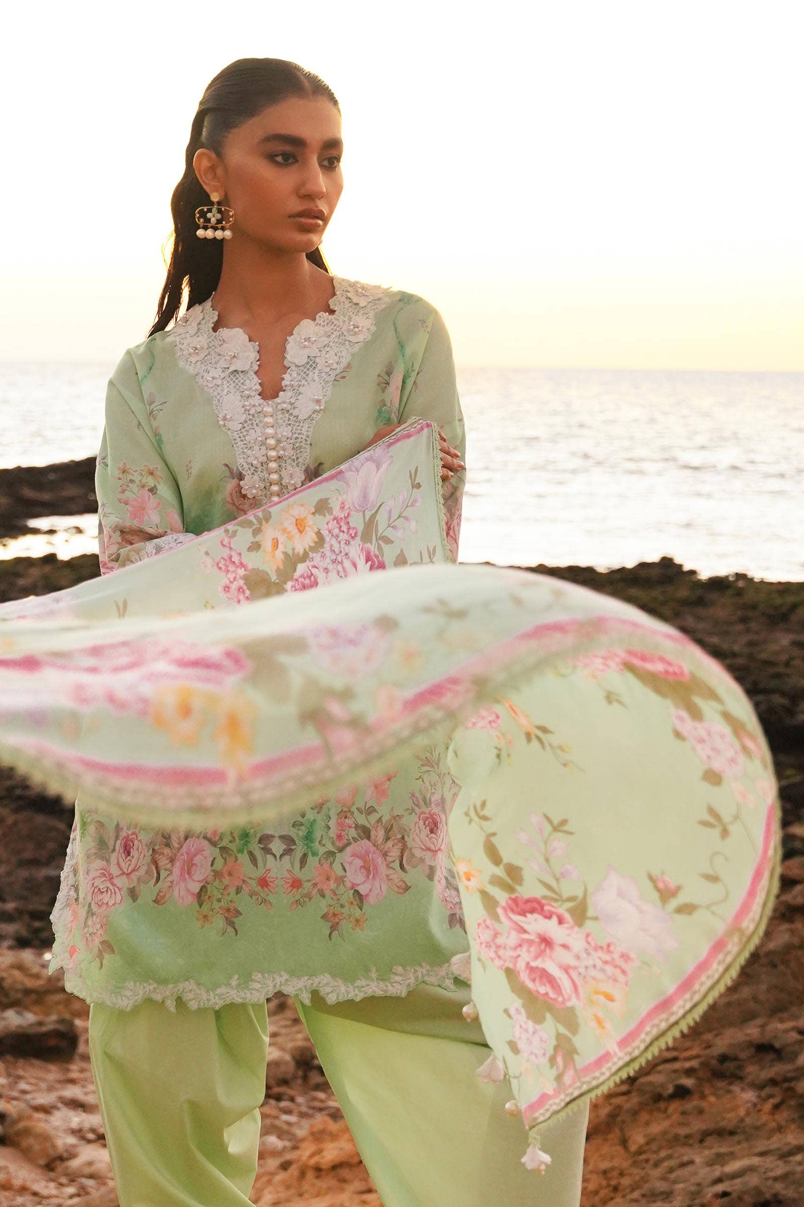 Sana Safinaz | Muzlin Spring 24 | M241-013B-CI - Rang-e-Khaas
