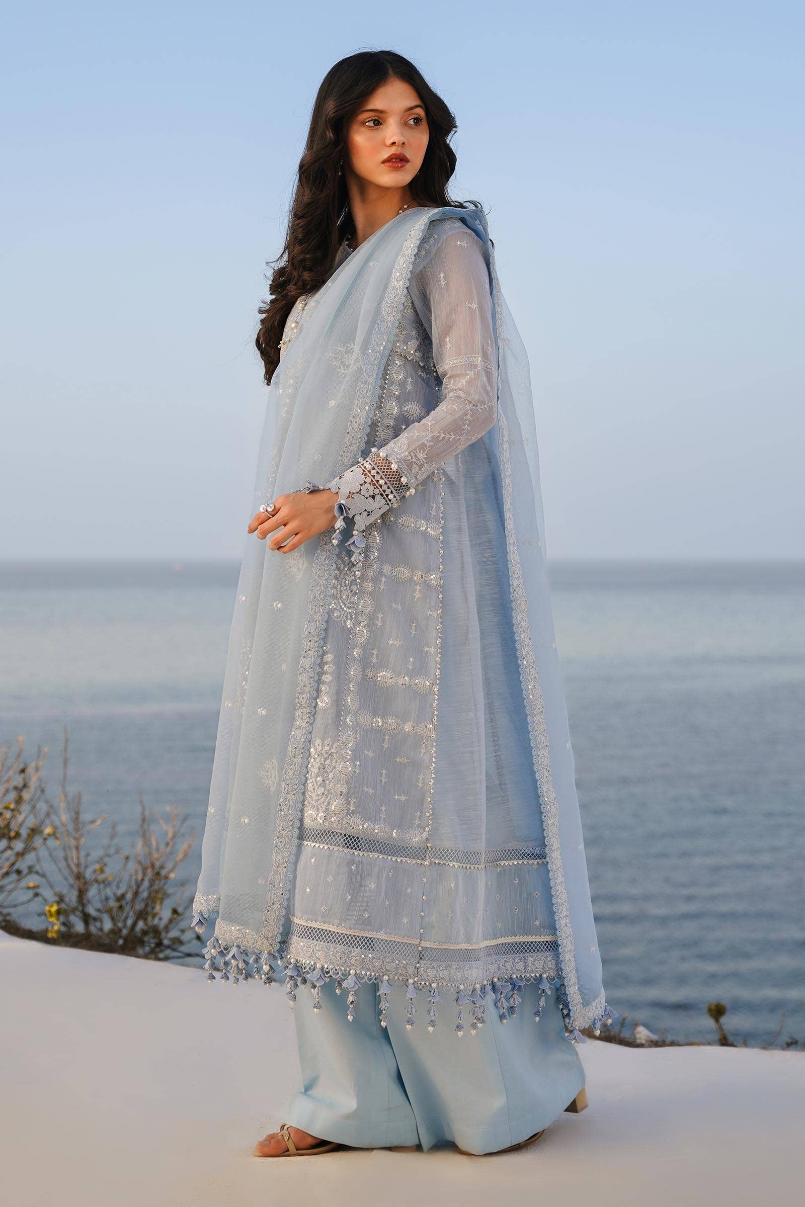 Sana Safinaz | Muzlin Spring 24 | M241-014B-CX - Rang-e-Khaas