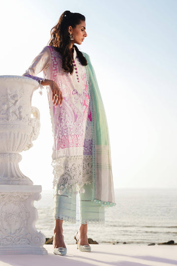 Sana Safinaz | Muzlin Spring 24 | M241-015B-DG - Rang-e-Khaas