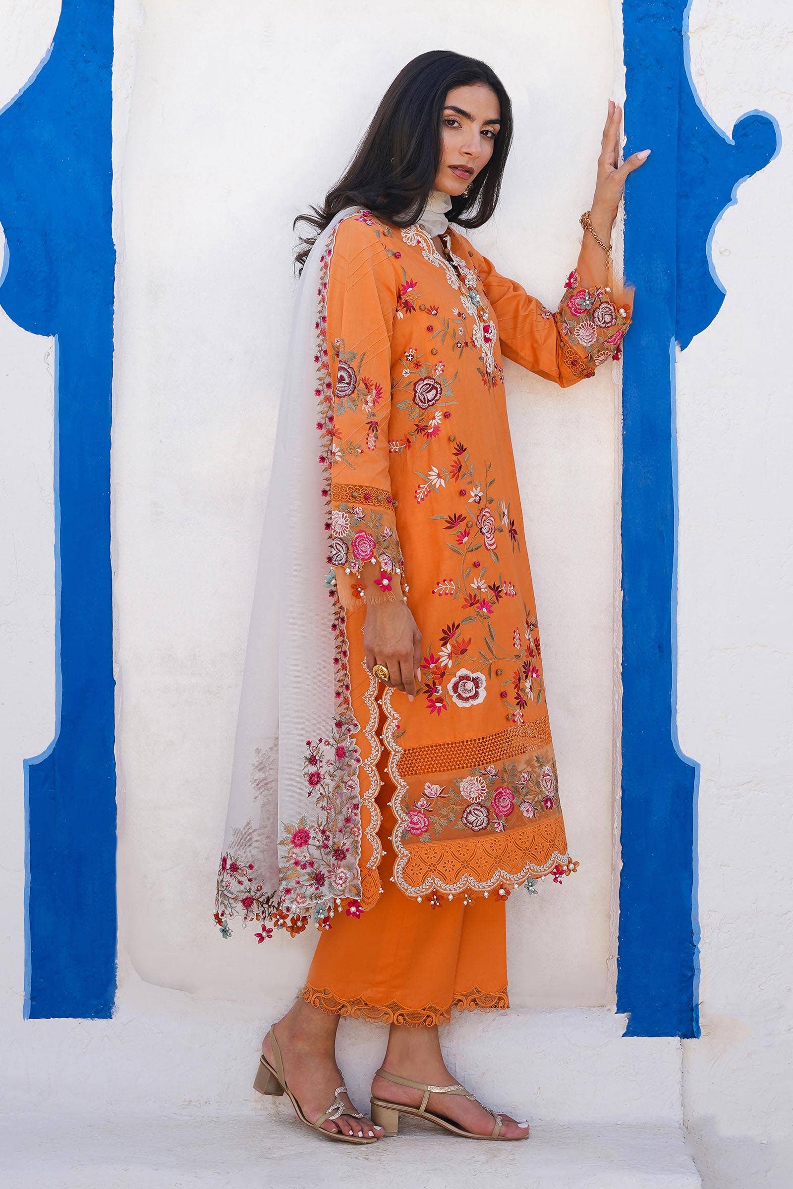 Sana Safinaz | Muzlin Spring 24 | M241-002B-CX - Rang-e-Khaas