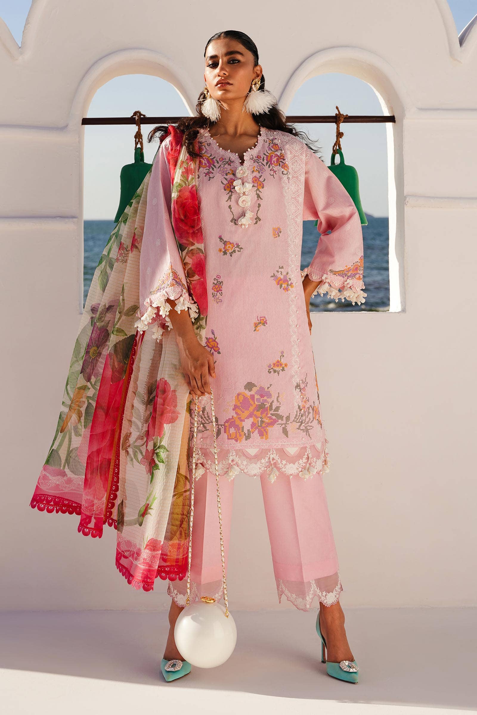 Sana Safinaz | Muzlin Spring 24 | M241-016A-CL - Rang-e-Khaas