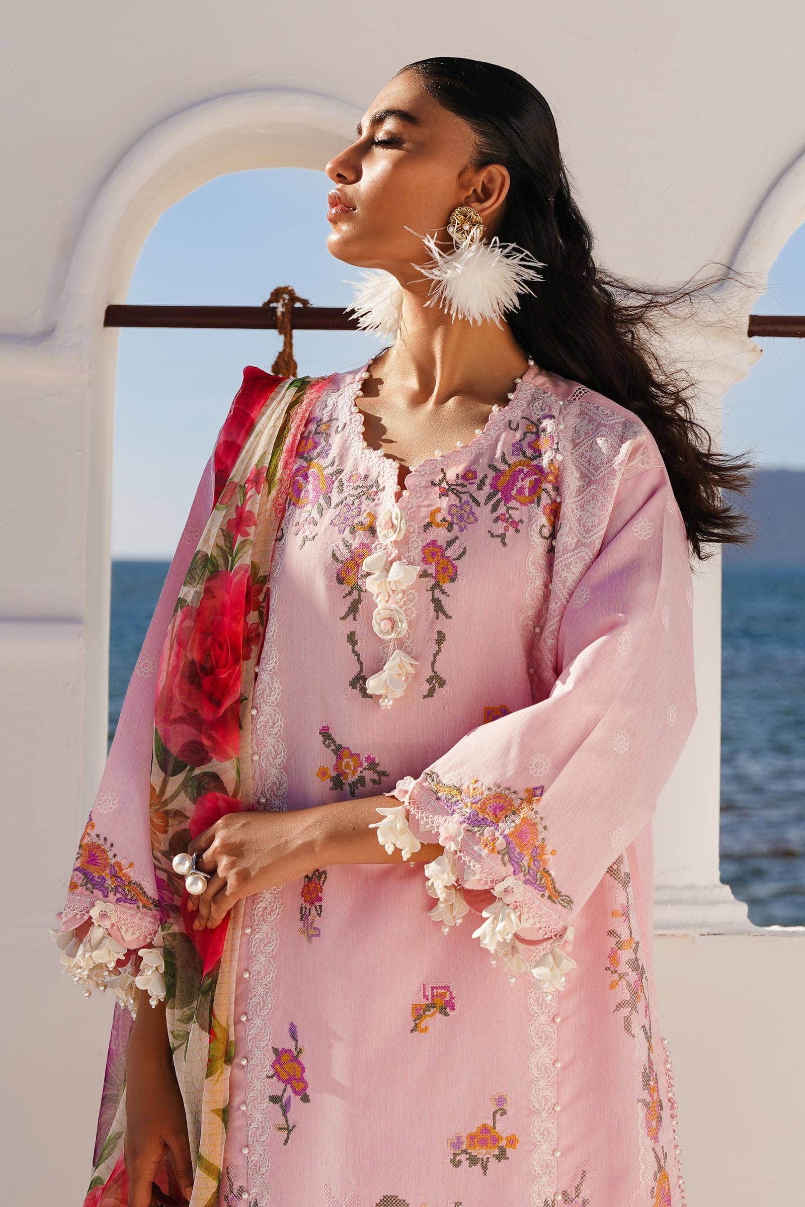 Sana Safinaz | Muzlin Spring 24 | M241-016A-CL - Rang-e-Khaas