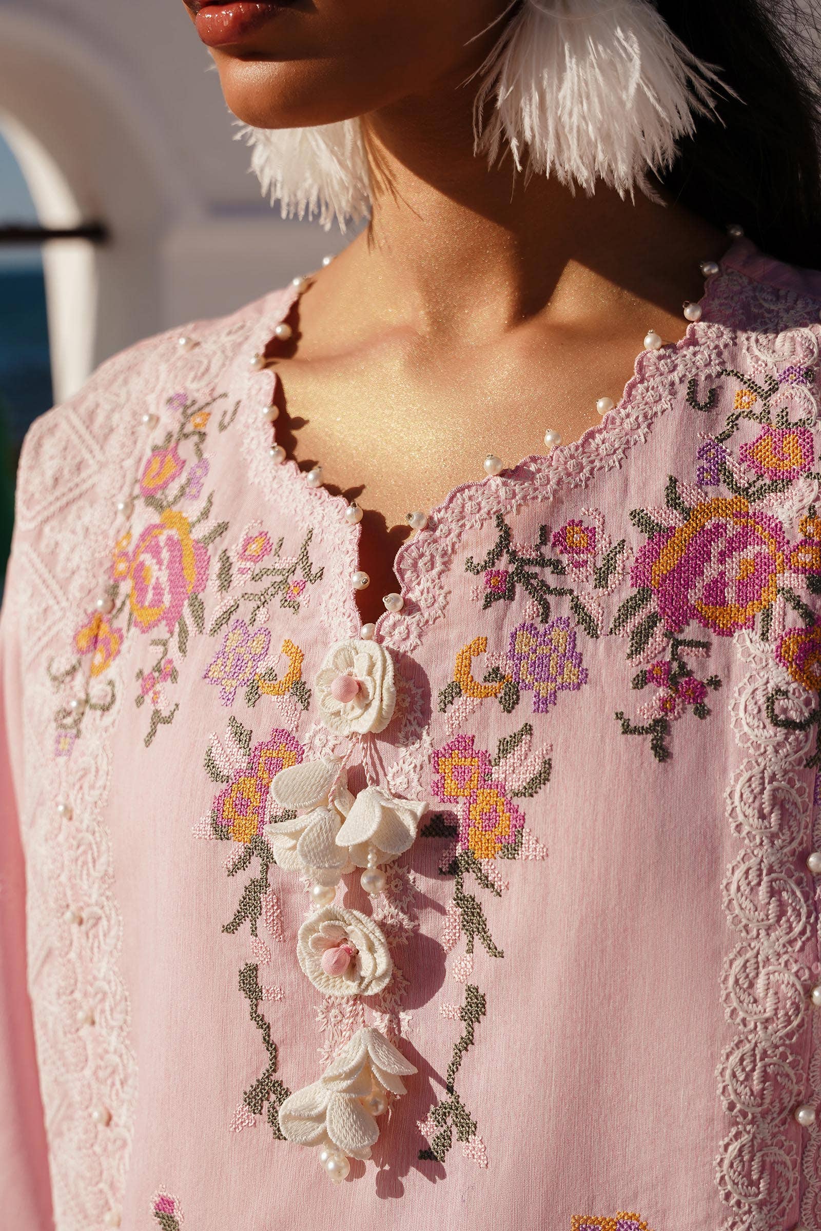 Sana Safinaz | Muzlin Spring 24 | M241-016A-CL - Rang-e-Khaas