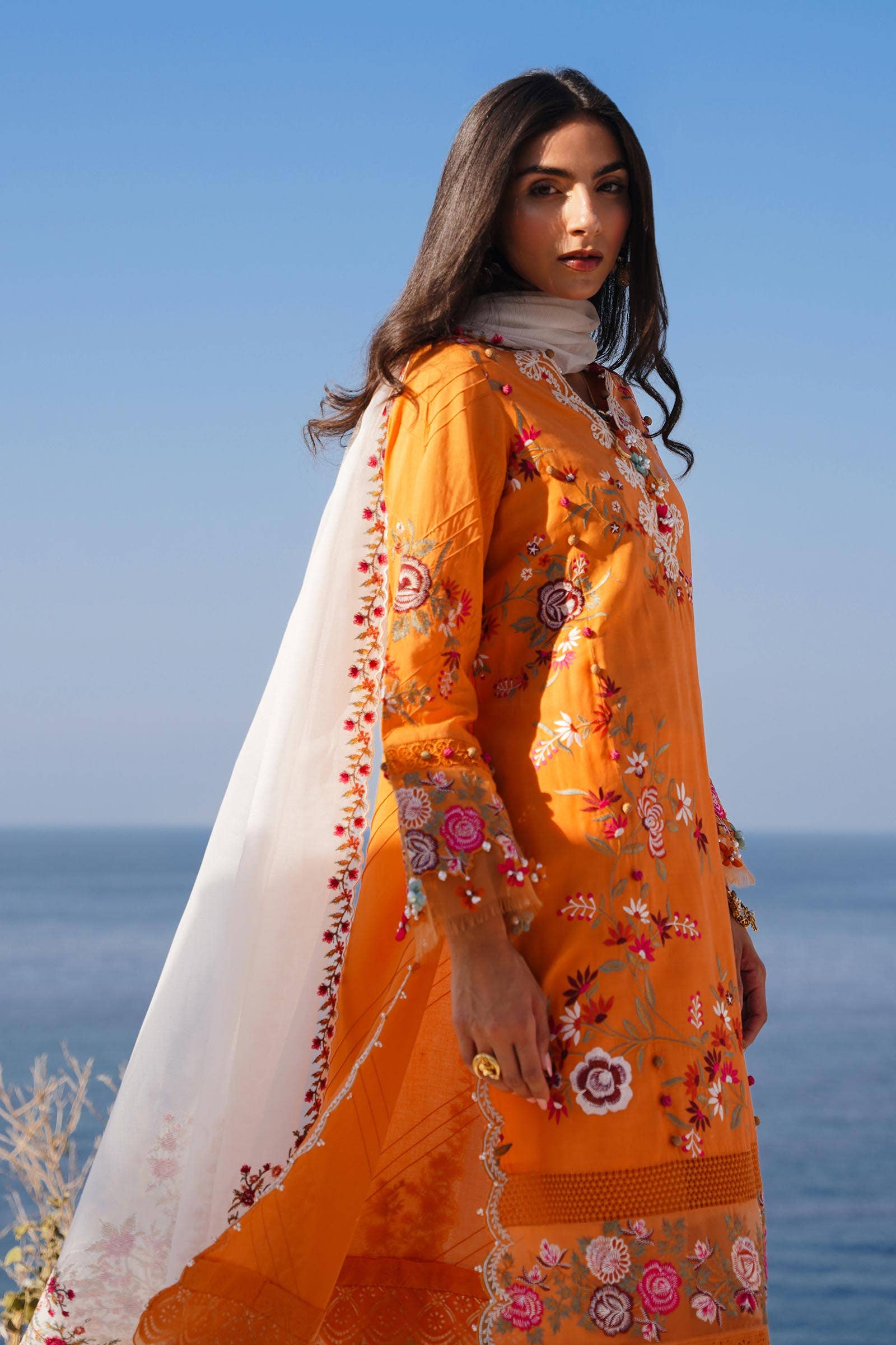 Sana Safinaz | Muzlin Spring 24 | M241-002B-CX - Rang-e-Khaas