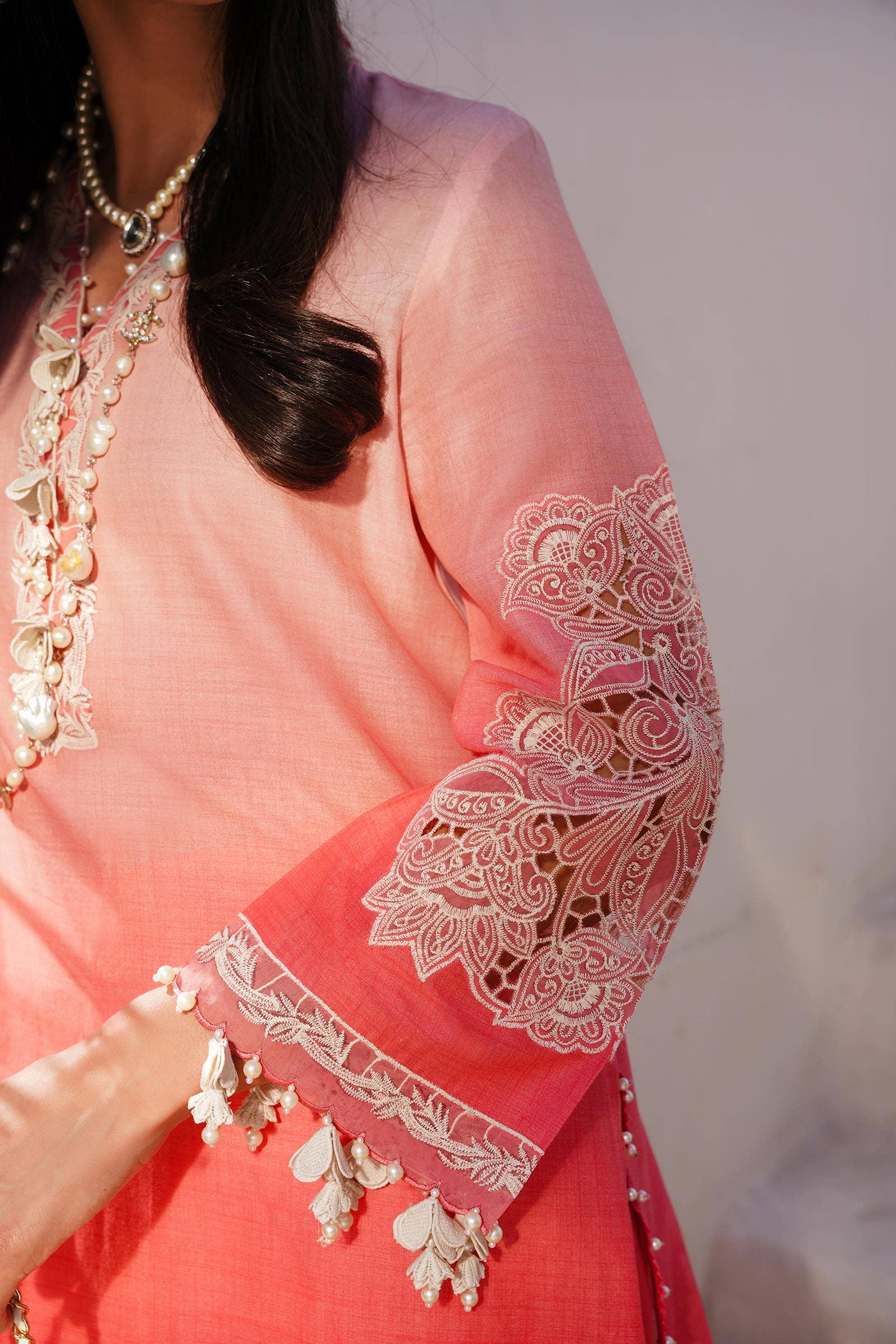 Sana Safinaz | Muzlin Spring 24 | M241-017A-CW - Rang-e-Khaas