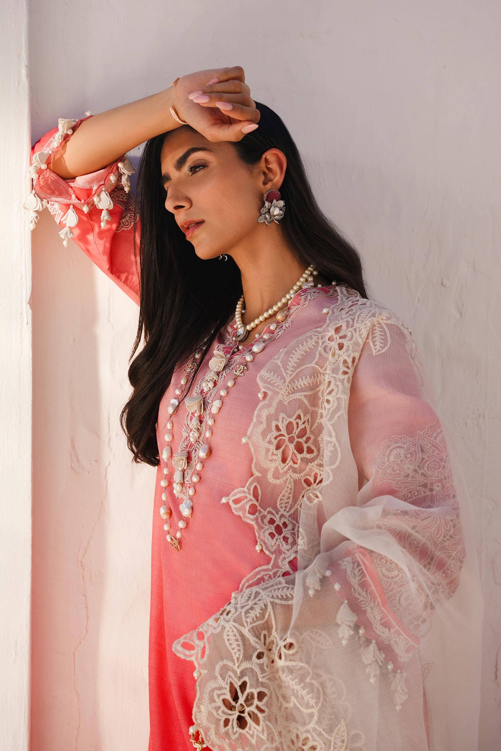 Sana Safinaz | Muzlin Spring 24 | M241-017A-CW - Rang-e-Khaas