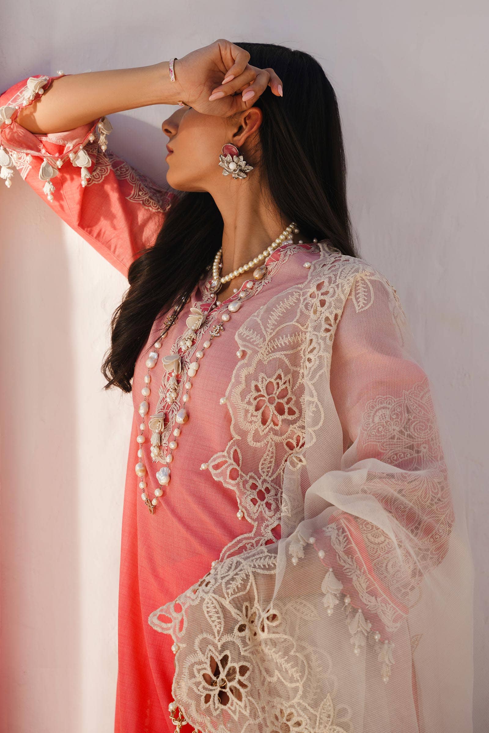 Sana Safinaz | Muzlin Spring 24 | M241-017A-CW - Rang-e-Khaas