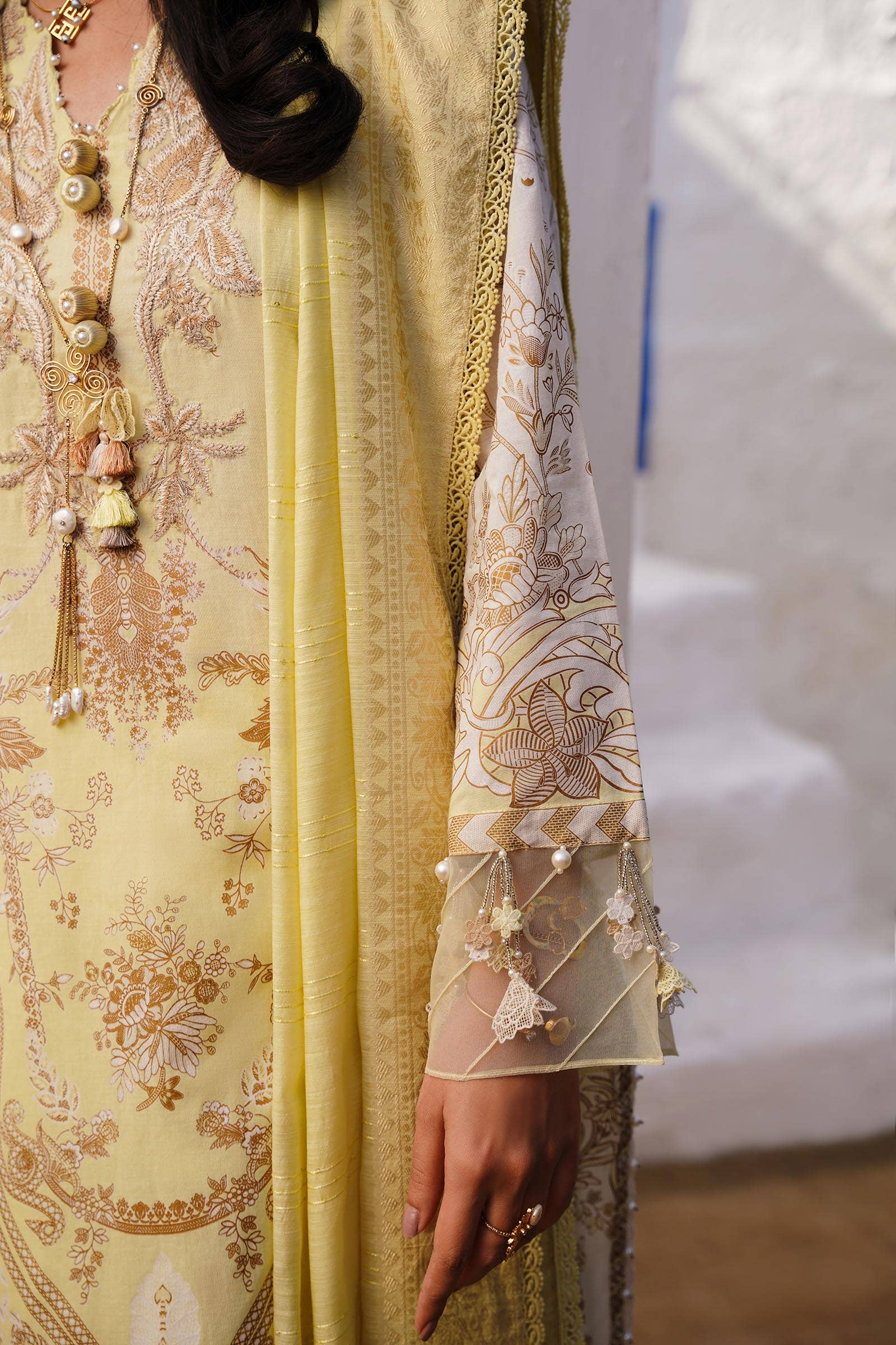Sana Safinaz | Muzlin Spring 24 | M241-018A-CM - Rang-e-Khaas