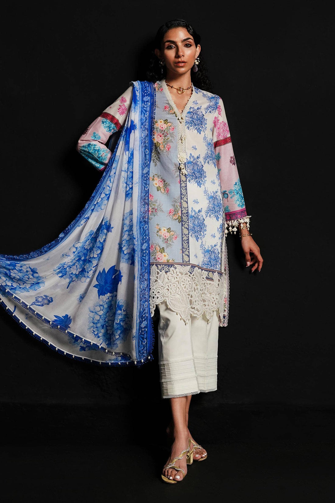 Sana Safinaz | Muzlin Spring 24 | M241-003A-CI - Rang-e-Khaas
