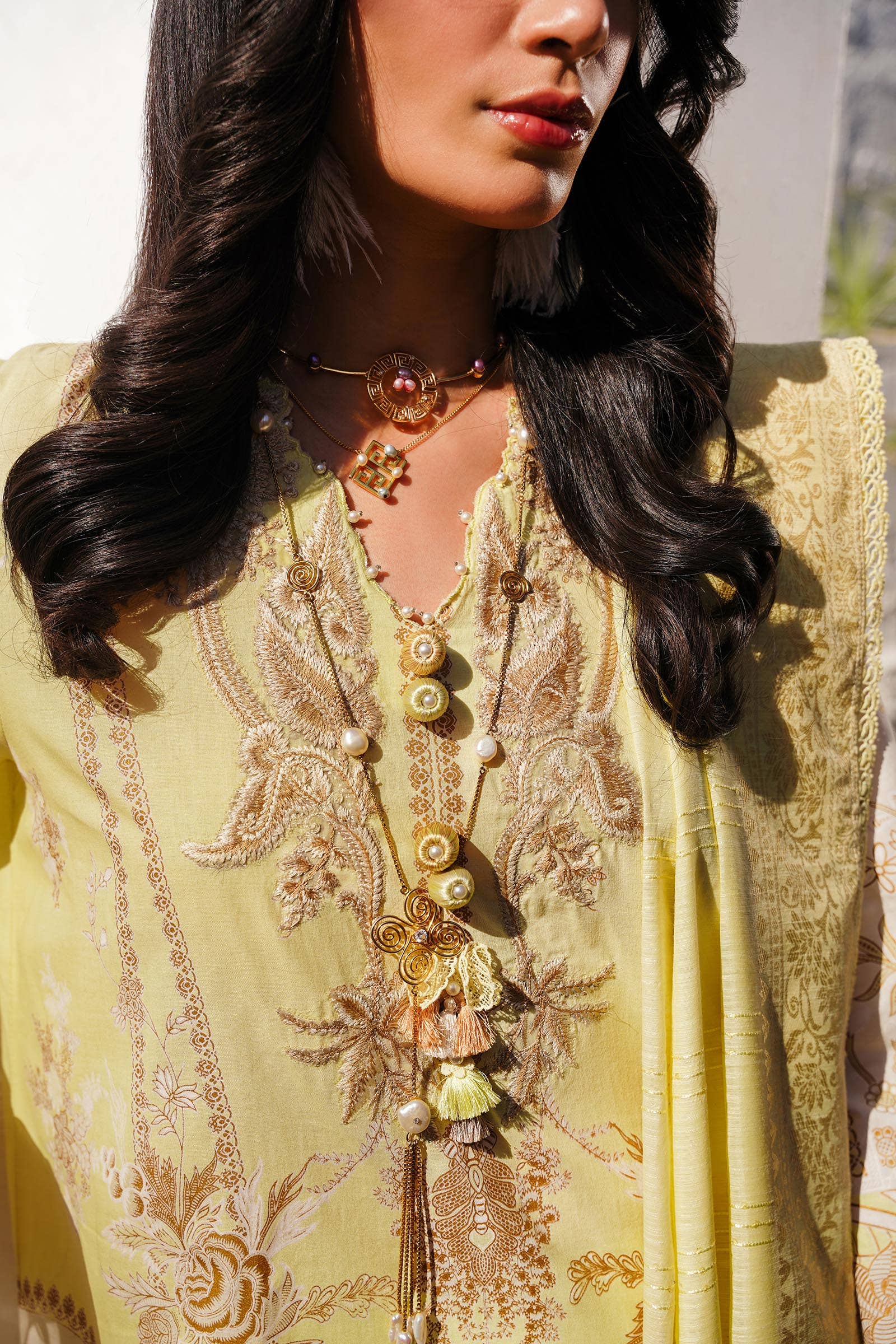 Sana Safinaz | Muzlin Spring 24 | M241-018A-CM - Rang-e-Khaas