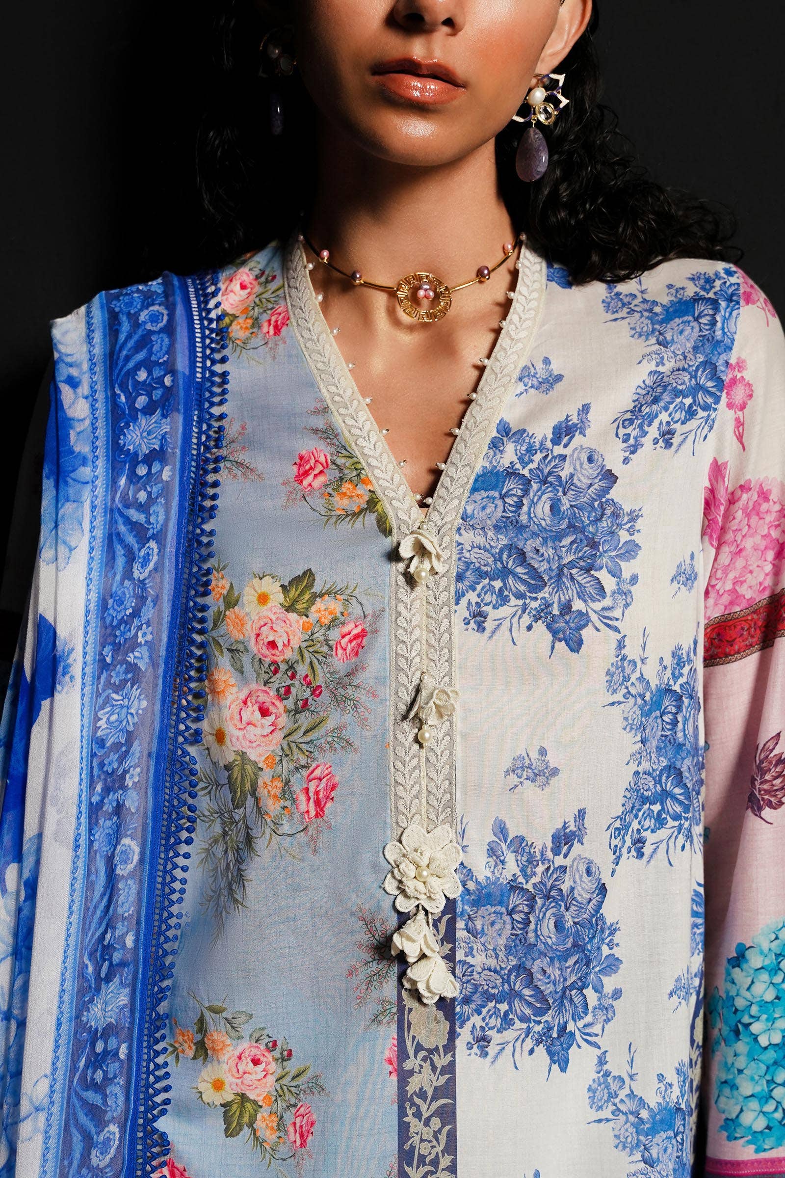 Sana Safinaz | Muzlin Spring 24 | M241-003A-CI - Rang-e-Khaas
