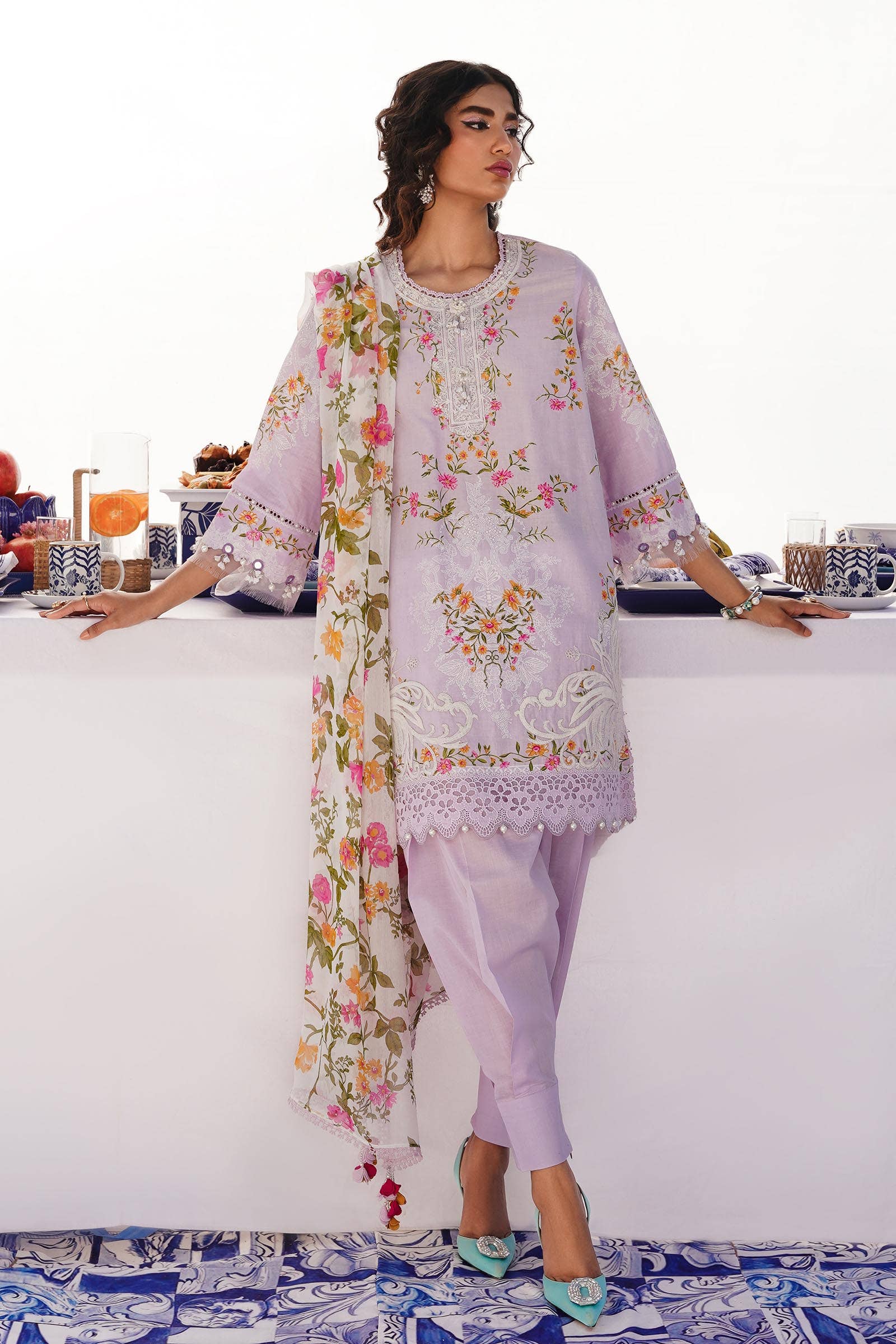 Sana Safinaz | Muzlin Spring 24 | M241-019A-CI - Rang-e-Khaas