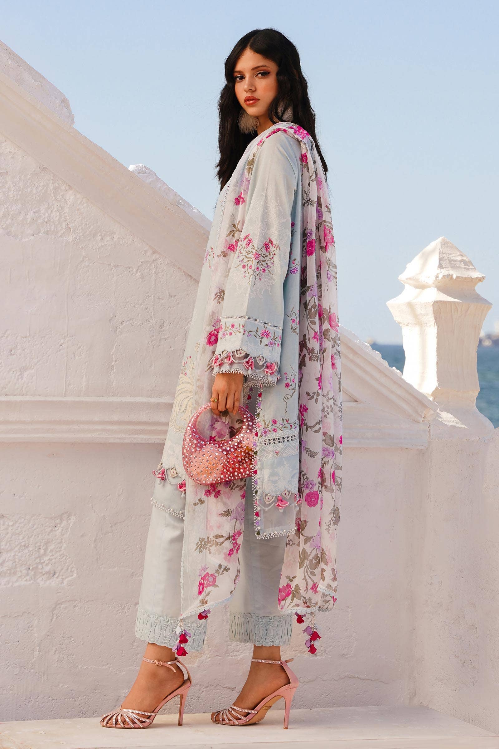 Sana Safinaz | Muzlin Spring 24 | M241-019B-CI - Rang-e-Khaas