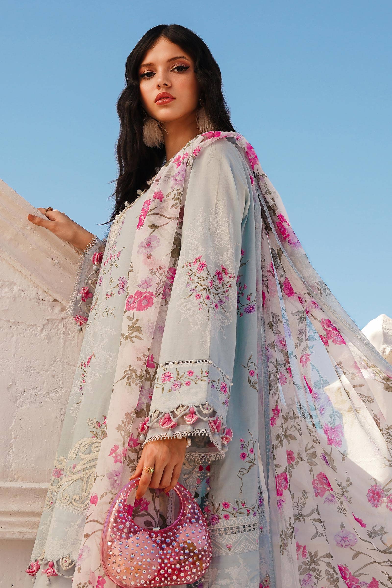 Sana Safinaz | Muzlin Spring 24 | M241-019B-CI - Rang-e-Khaas