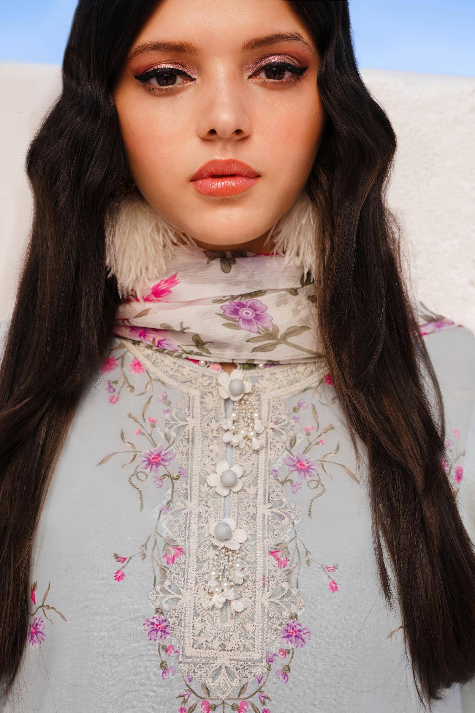 Sana Safinaz | Muzlin Spring 24 | M241-019B-CI - Rang-e-Khaas