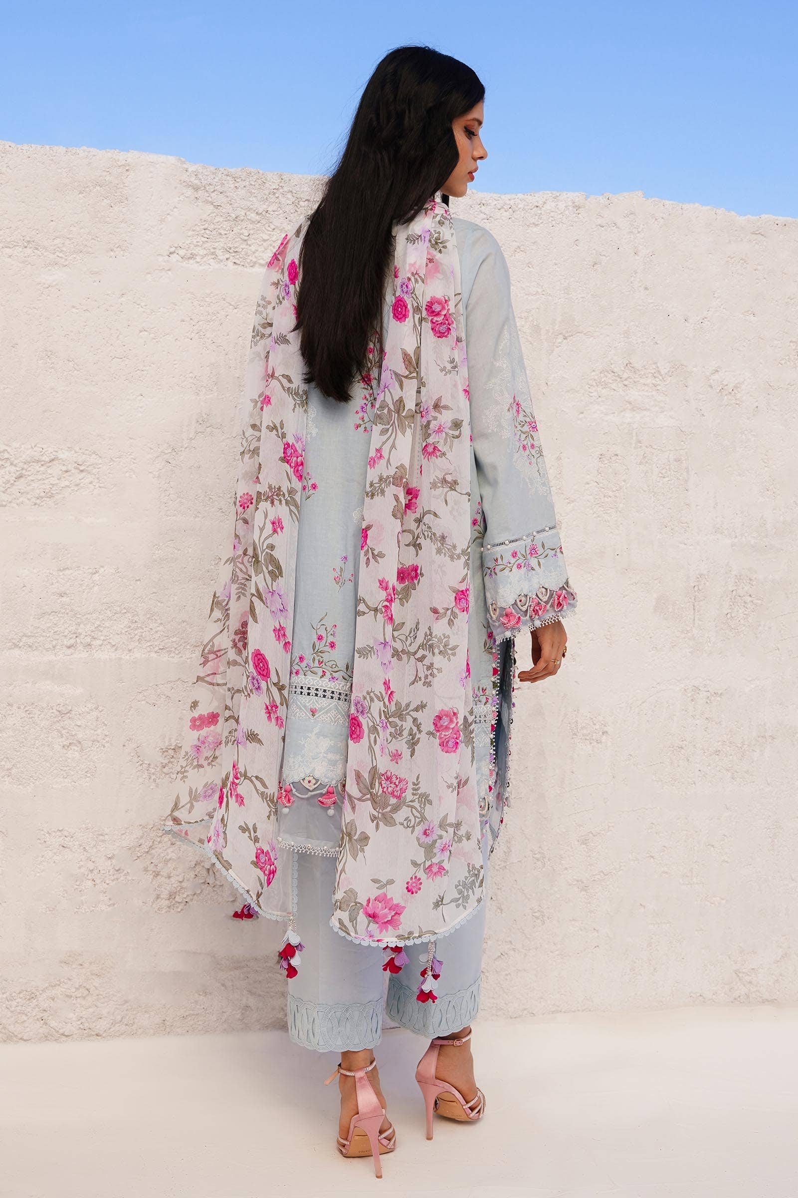 Sana Safinaz | Muzlin Spring 24 | M241-019B-CI - Rang-e-Khaas