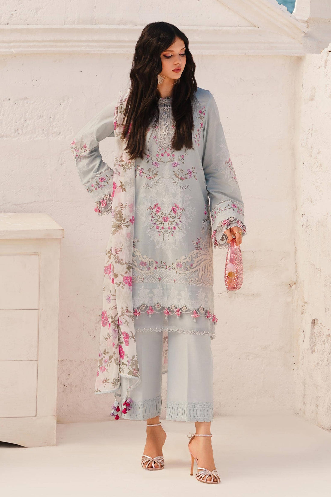 Sana Safinaz | Muzlin Spring 24 | M241-019B-CI - Rang-e-Khaas