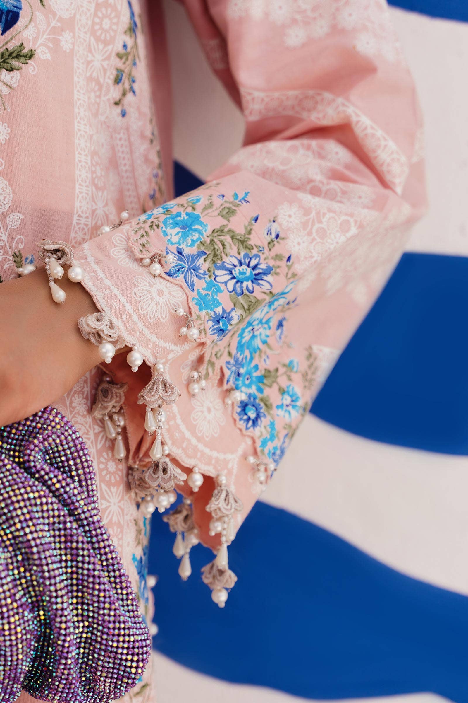Sana Safinaz | Muzlin Spring 24 | M241-020B-CW - Rang-e-Khaas