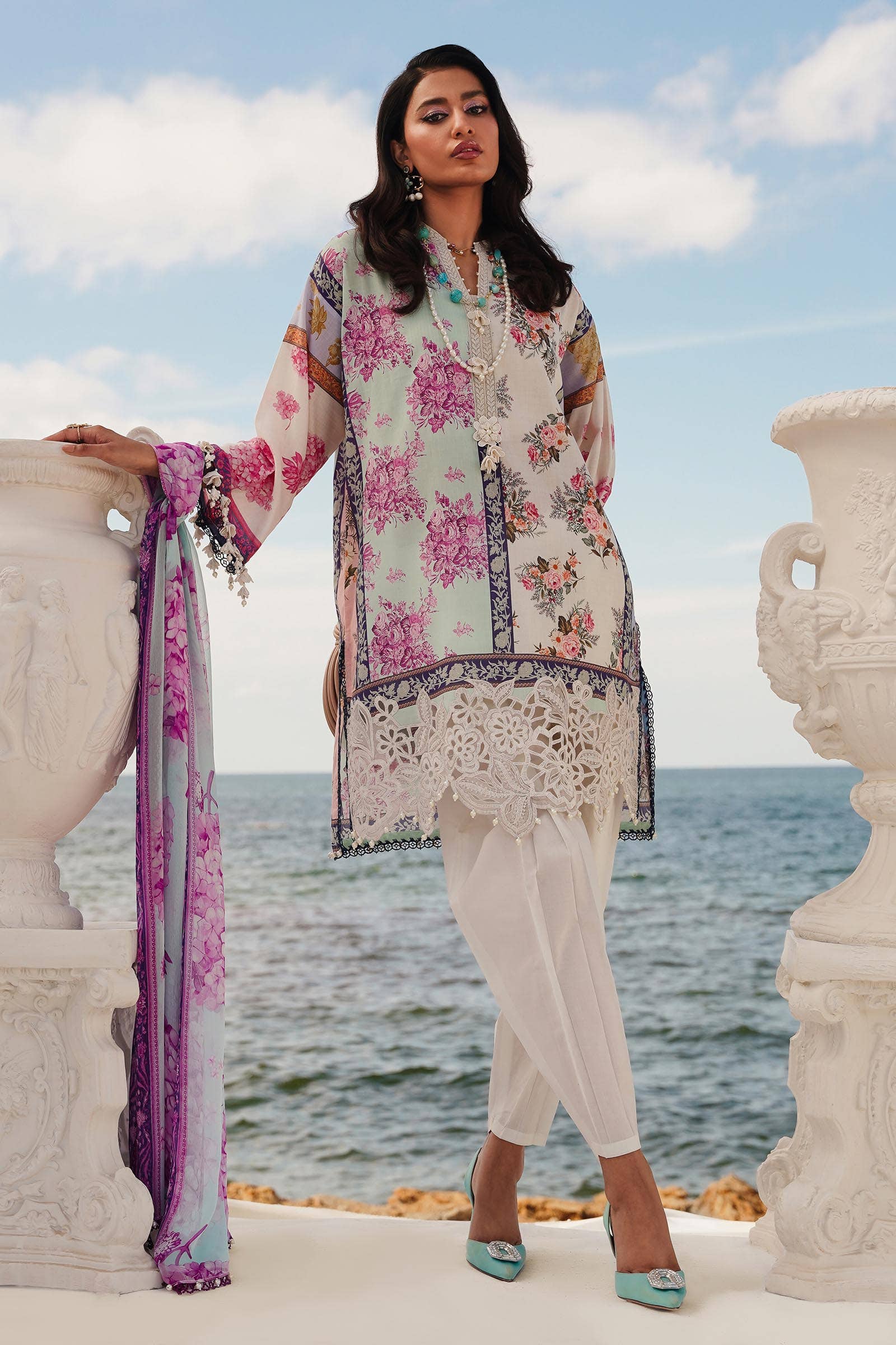 Sana Safinaz | Muzlin Spring 24 | M241-003B-CI - Rang-e-Khaas