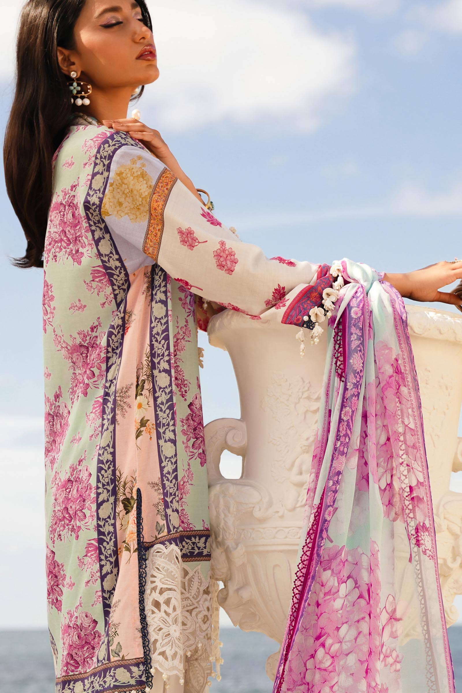 Sana Safinaz | Muzlin Spring 24 | M241-003B-CI - Rang-e-Khaas