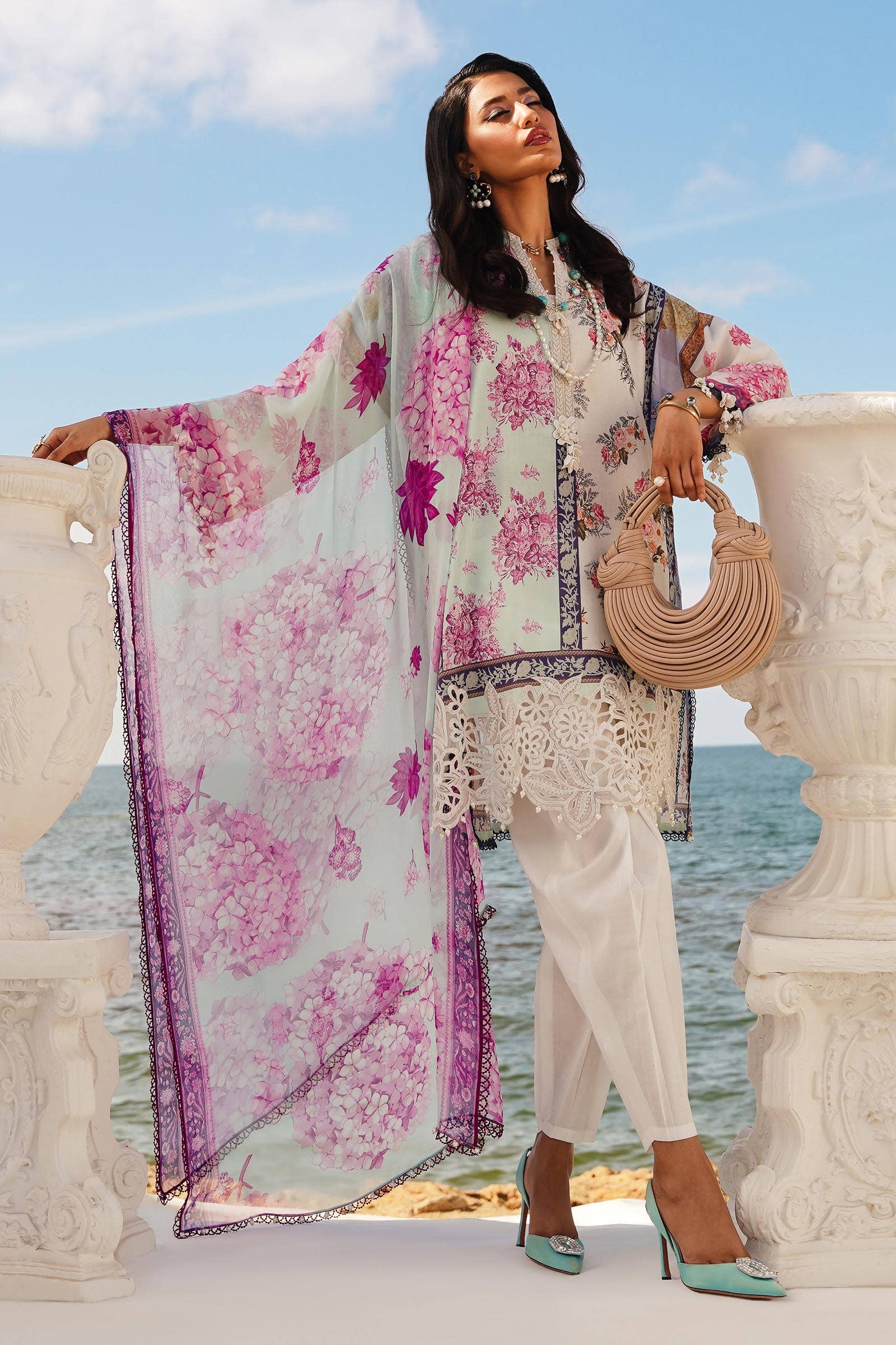 Sana Safinaz | Muzlin Spring 24 | M241-003B-CI - Rang-e-Khaas