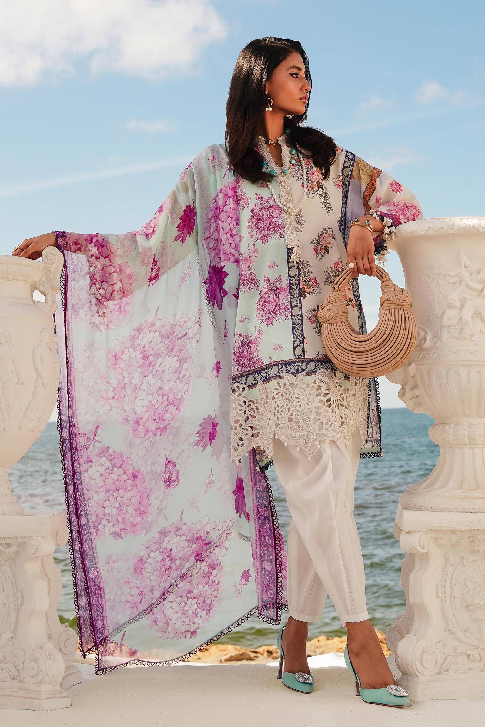 Sana Safinaz | Muzlin Spring 24 | M241-003B-CI - Rang-e-Khaas