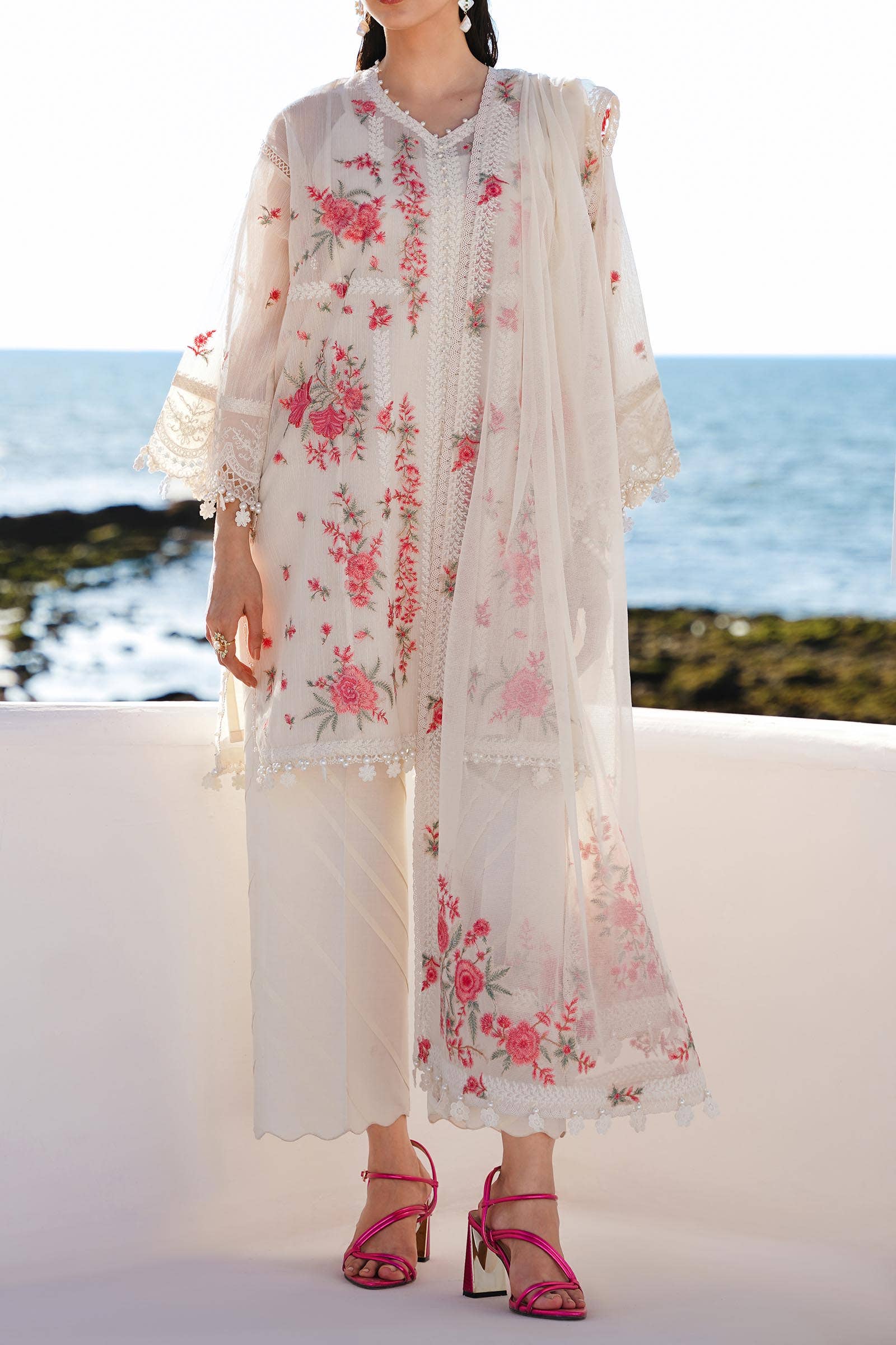 Sana Safinaz | Muzlin Spring 24 | M241-001A-CX - Rang-e-Khaas