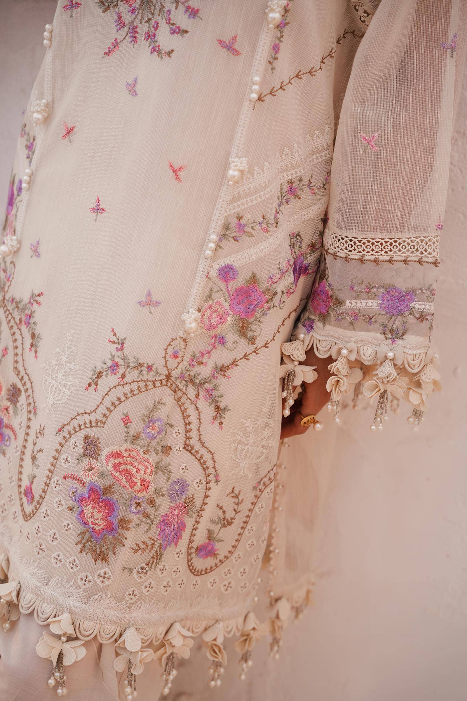 Sana Safinaz | Muzlin Spring 24 | M241-005A-CL - Rang-e-Khaas