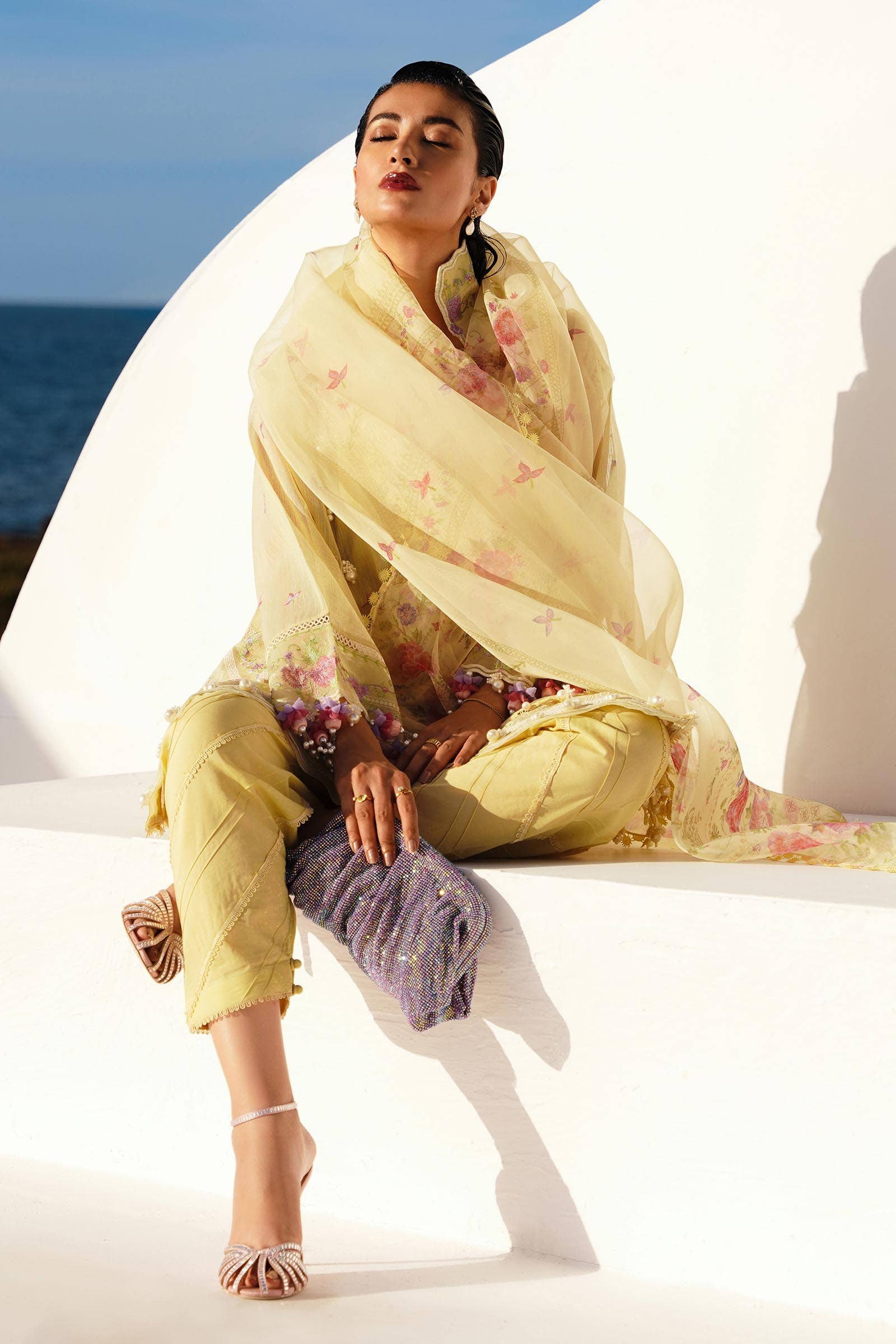 Sana Safinaz | Muzlin Spring 24 | M241-005B-CL - Rang-e-Khaas