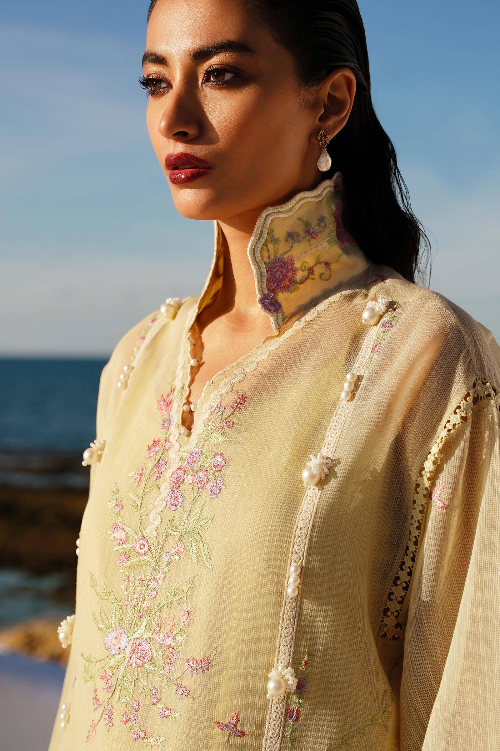 Sana Safinaz | Muzlin Spring 24 | M241-005B-CL - Rang-e-Khaas