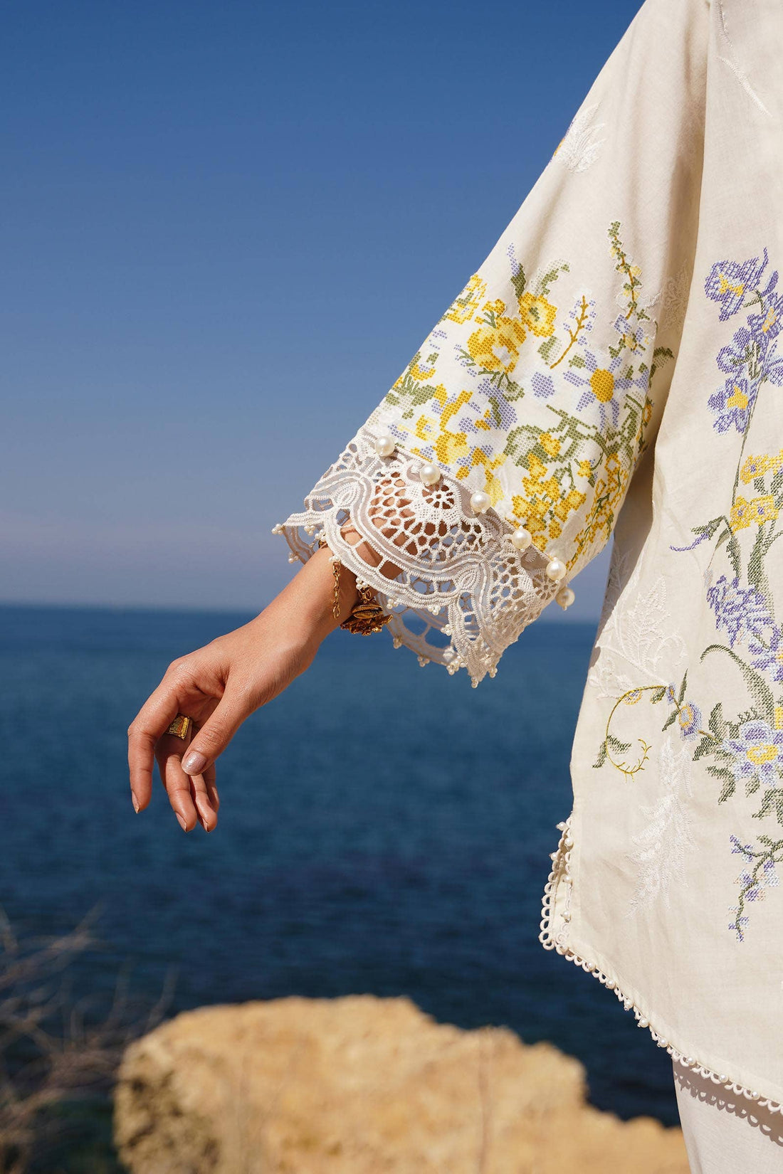 Sana Safinaz | Muzlin Spring 24 | M241-006A-CJ - Rang-e-Khaas