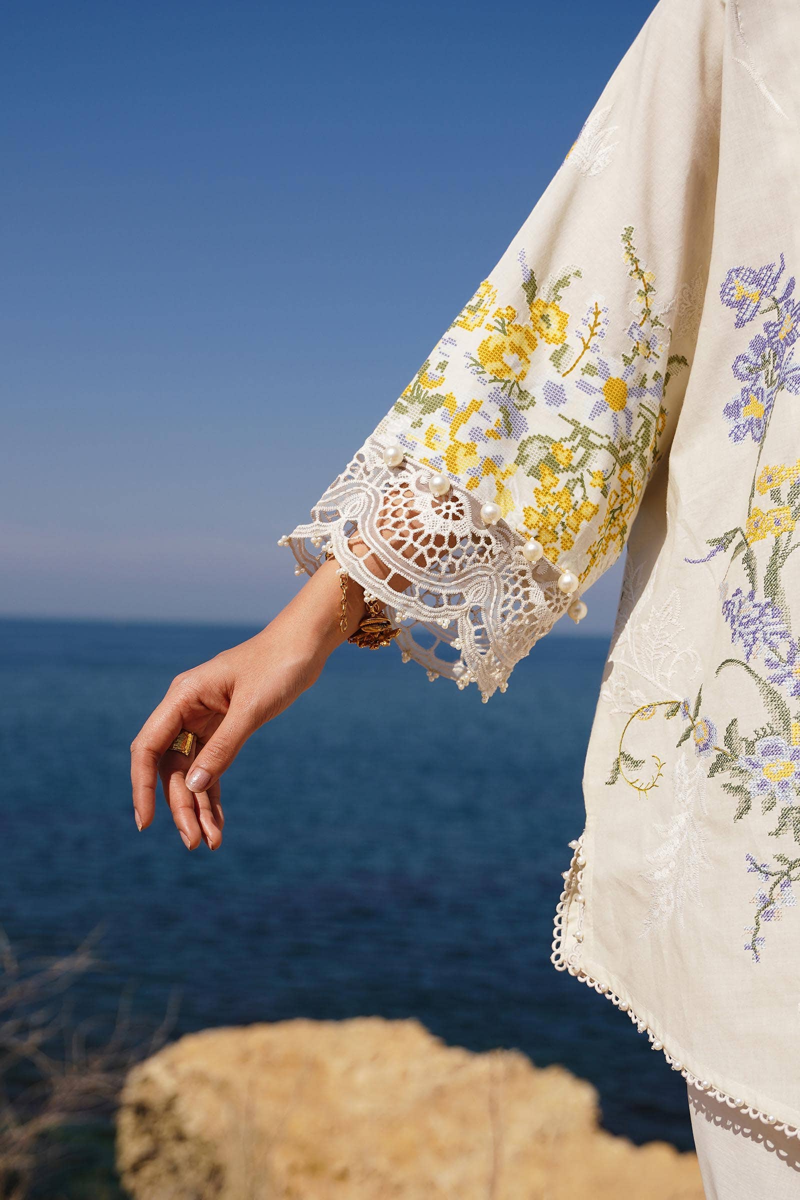 Sana Safinaz | Muzlin Spring 24 | M241-006A-CJ - Rang-e-Khaas