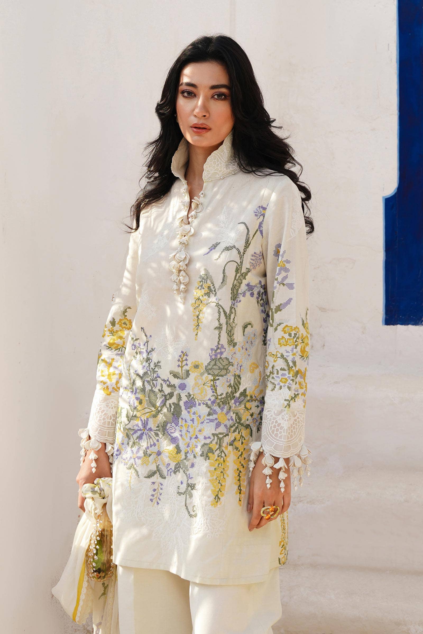 Sana Safinaz | Muzlin Spring 24 | M241-006A-CJ - Rang-e-Khaas