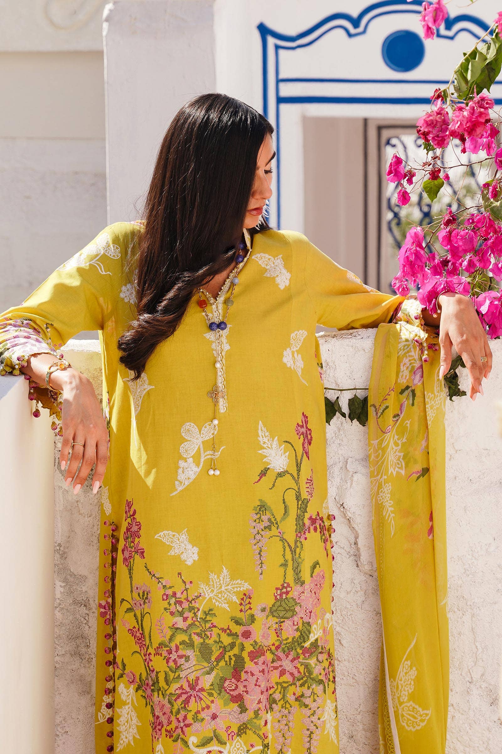 Sana Safinaz | Muzlin Spring 24 | M241-006B-CJ - Rang-e-Khaas