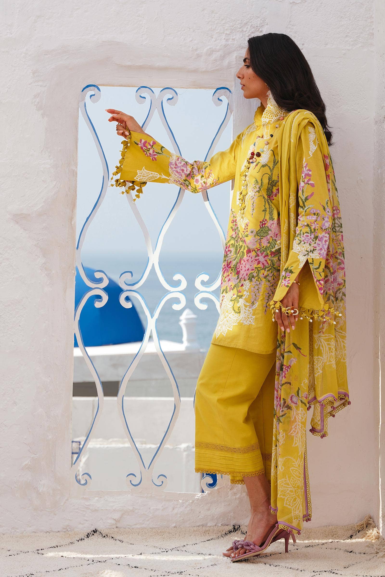 Sana Safinaz | Muzlin Spring 24 | M241-006B-CJ - Rang-e-Khaas
