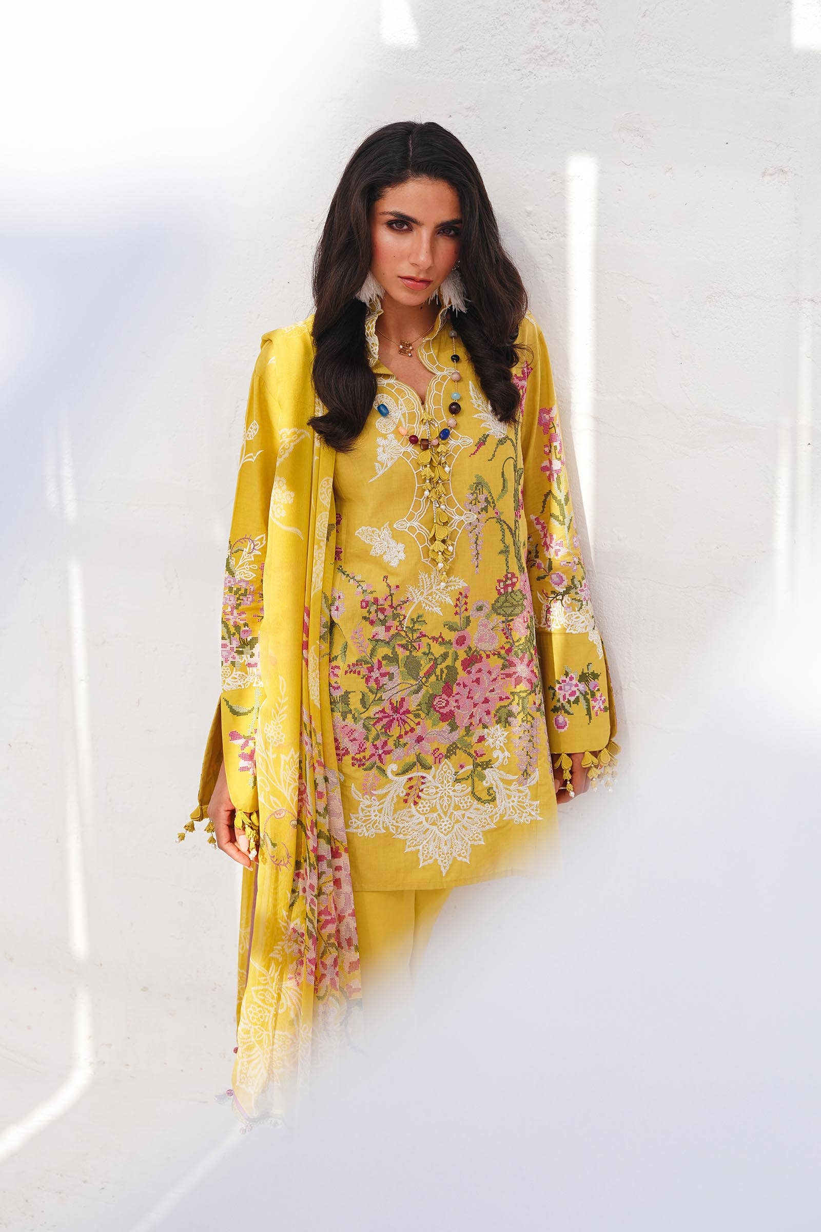 Sana Safinaz | Muzlin Spring 24 | M241-006B-CJ - Rang-e-Khaas